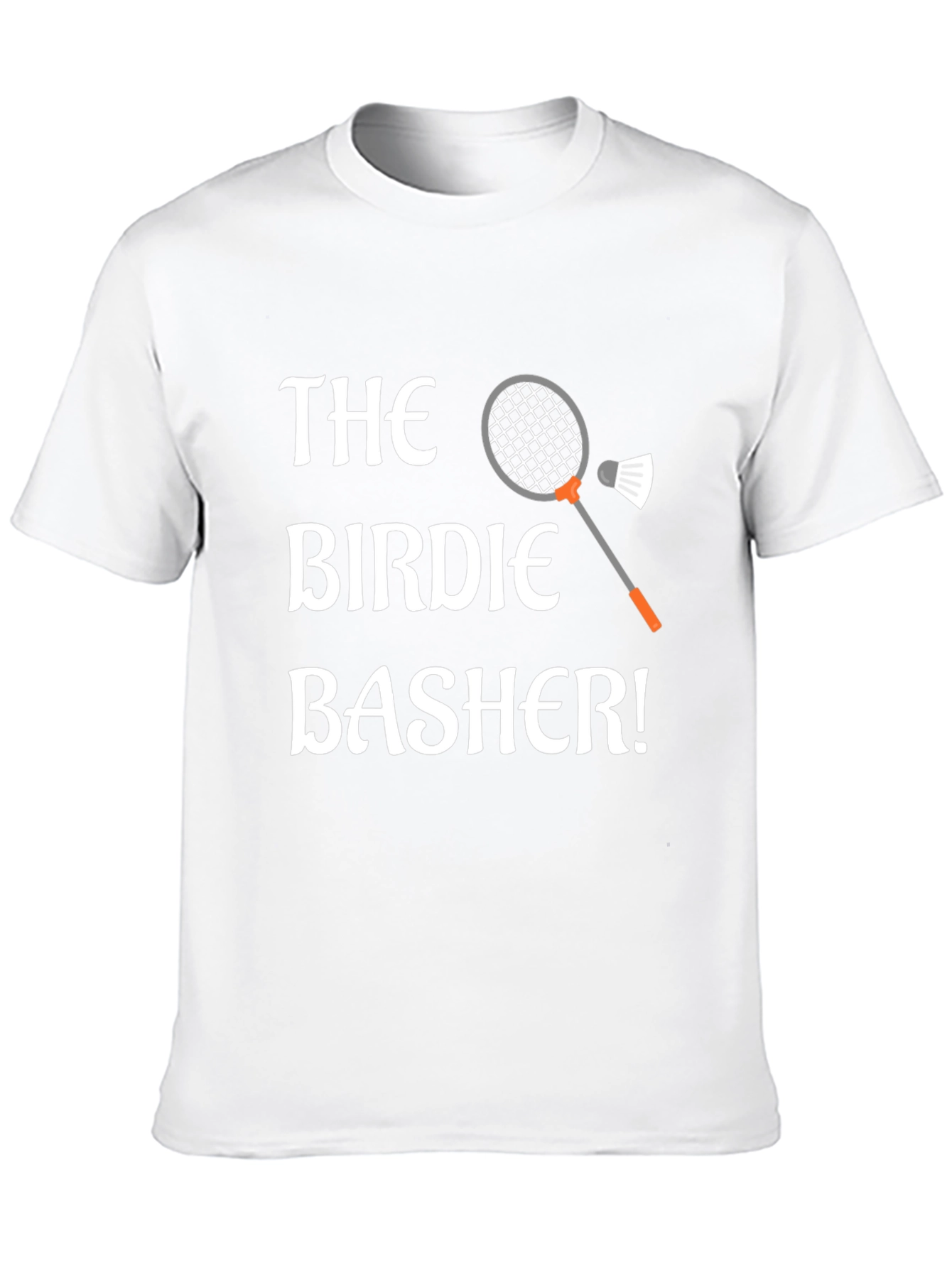 Birdie Basher Badminton T-Shirt - Sporty Graphic Tee