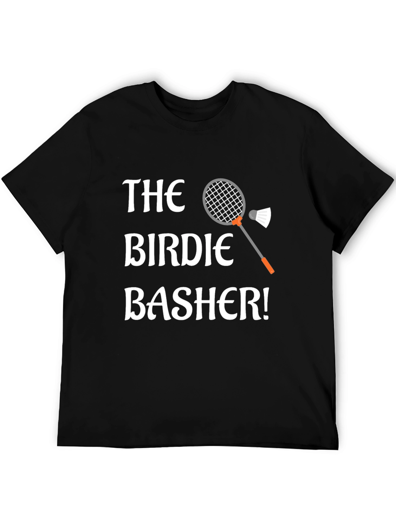 Birdie Basher Badminton T-Shirt - Sporty Graphic Tee