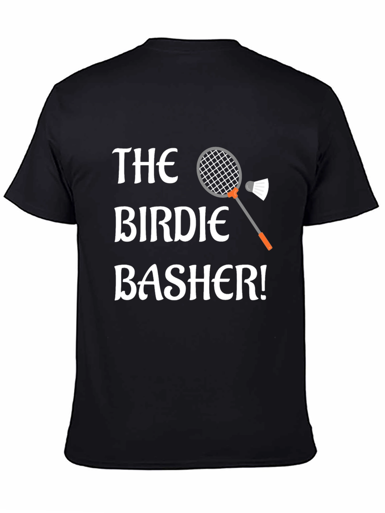 Birdie Basher Badminton T-Shirt - Sporty Graphic Tee