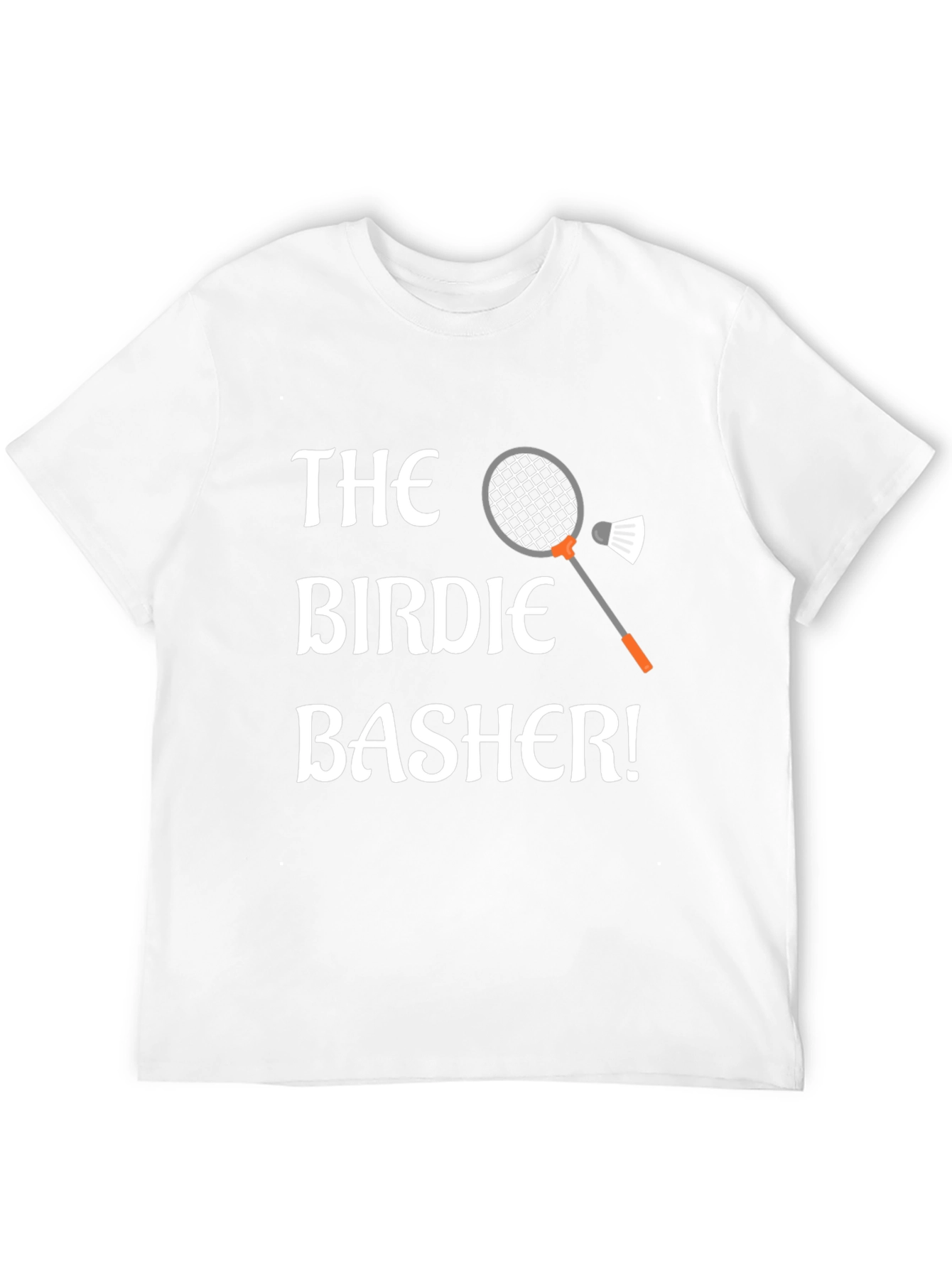 Birdie Basher Badminton T-Shirt - Sporty Graphic Tee