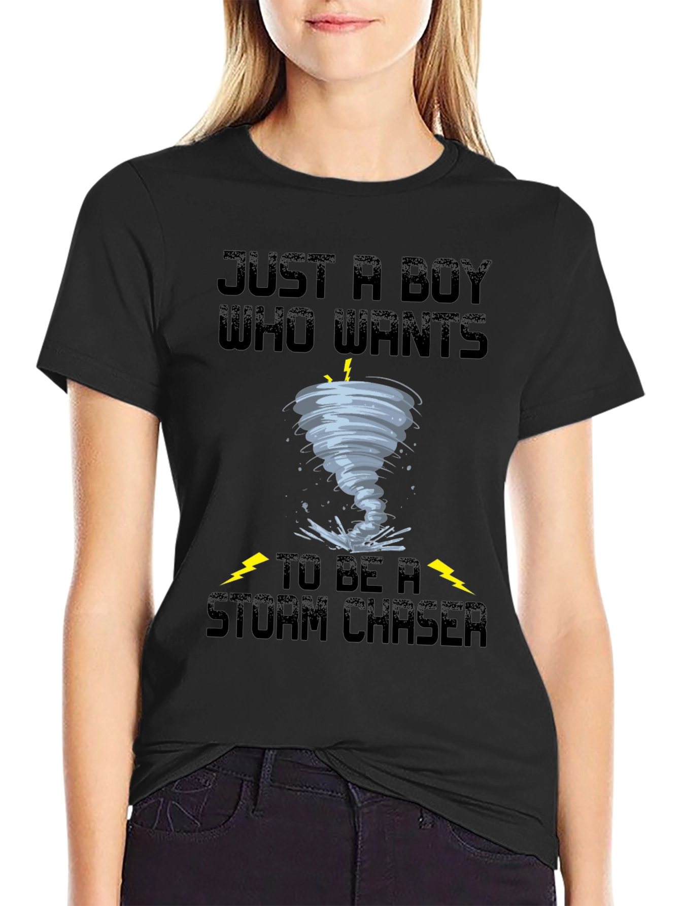 Boys Storm Chaser Tornado Graphic Tee