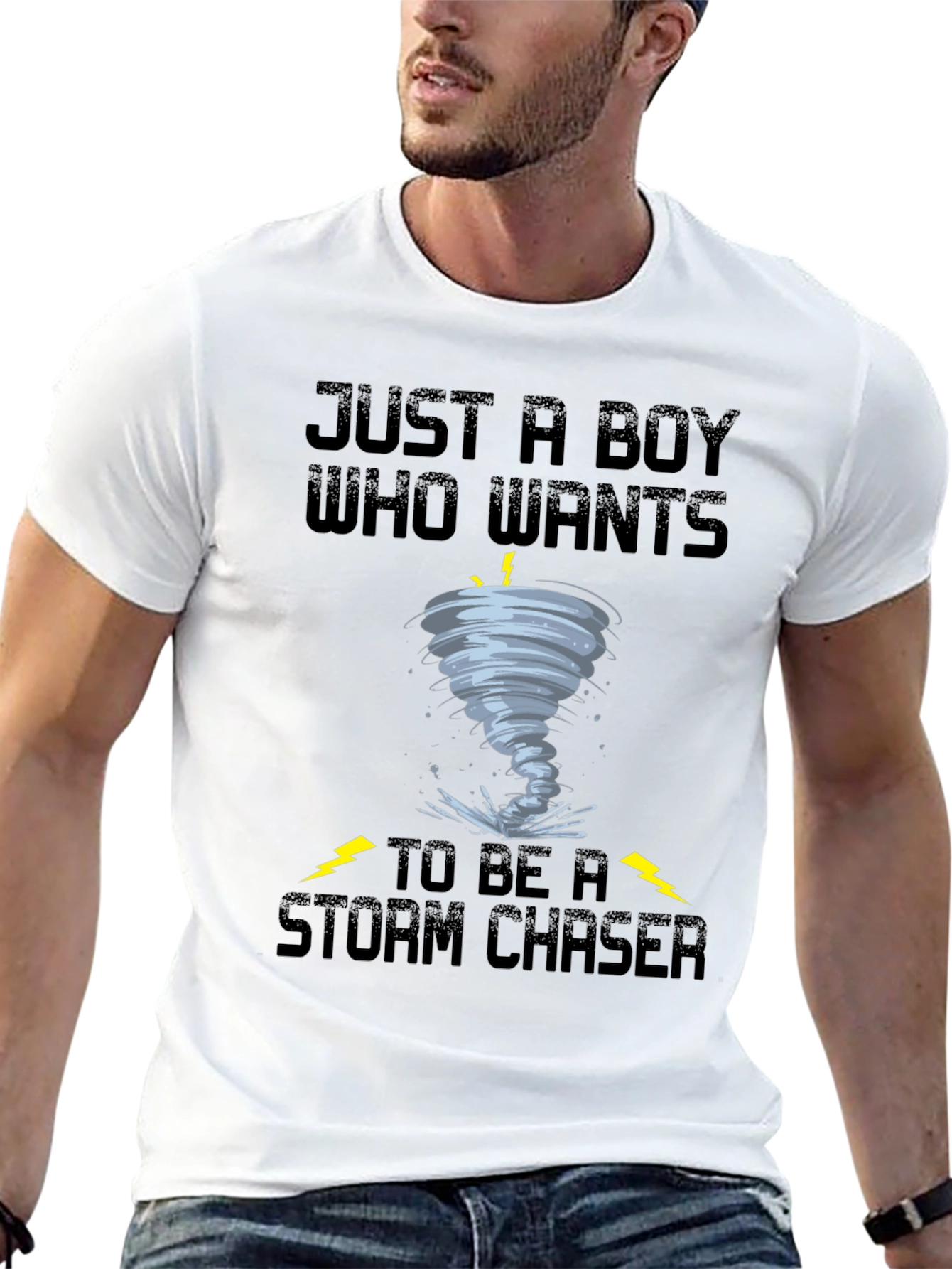 Boys Storm Chaser Tornado Graphic Tee