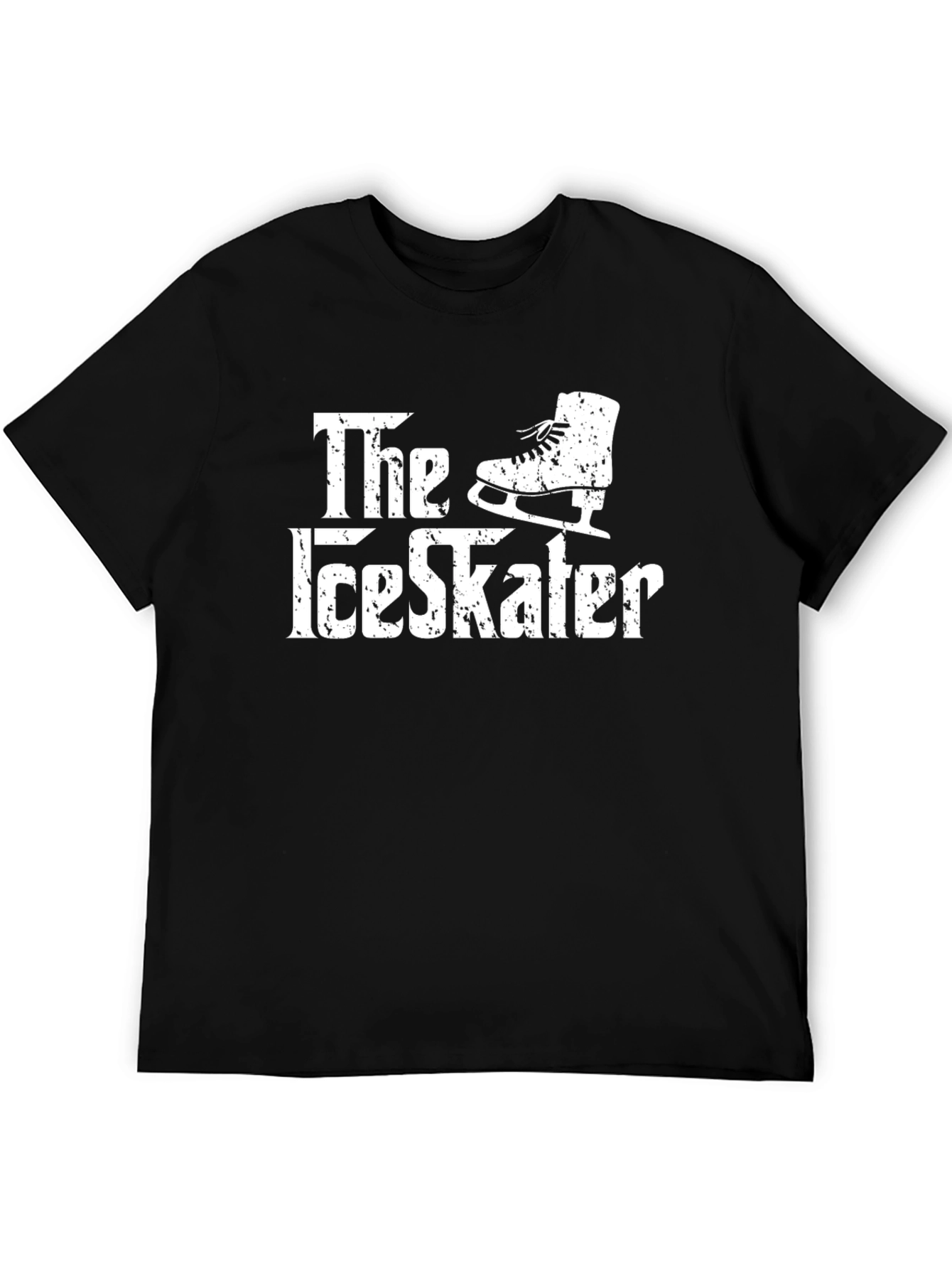 The Ice Skater Graphic T-Shirt - Black