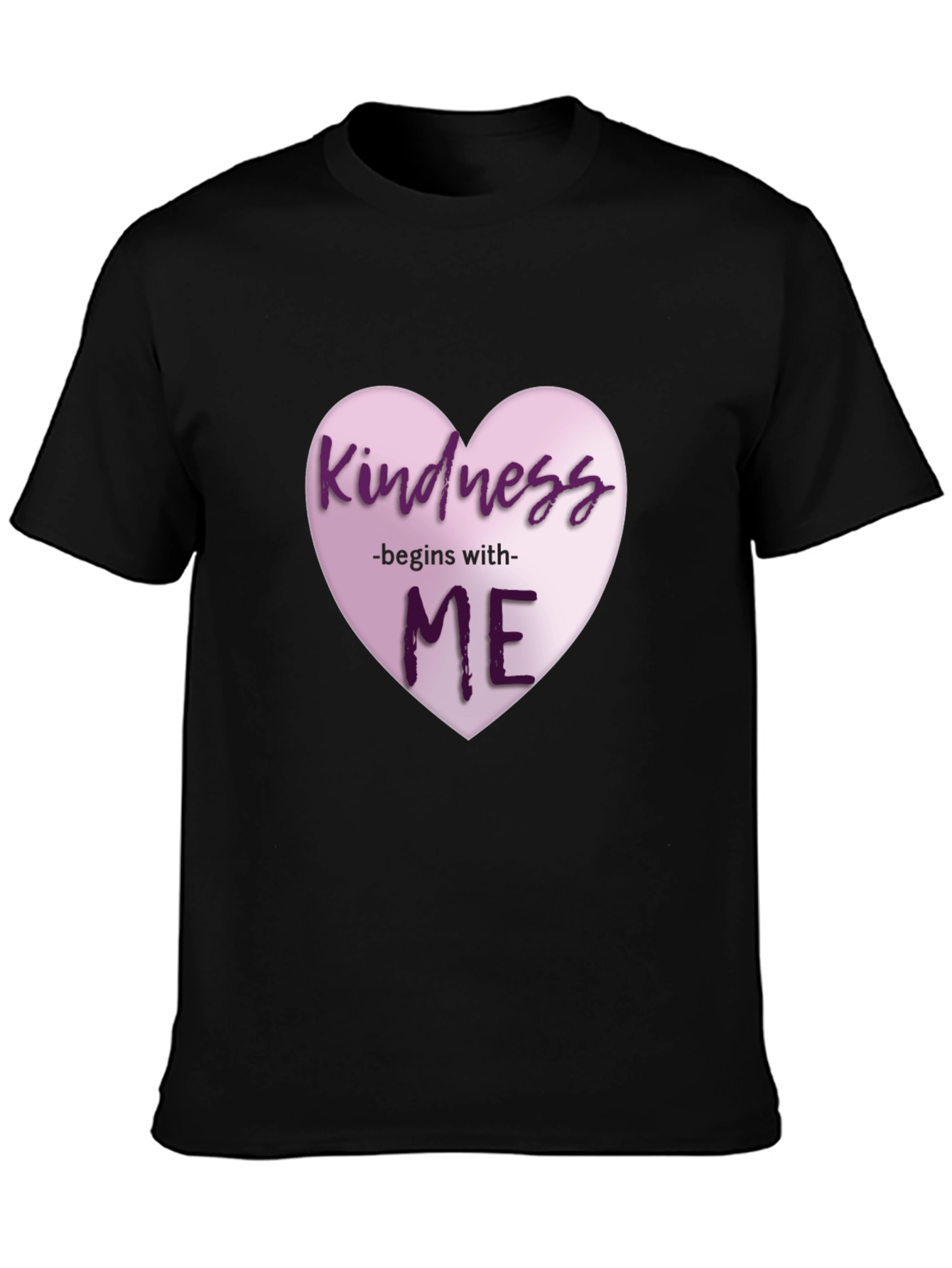 Kindness Begins With Me Heart Graphic T-Shirt