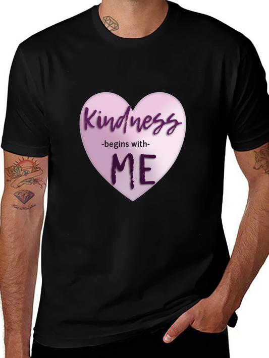 Kindness Begins With Me Heart Graphic T-Shirt