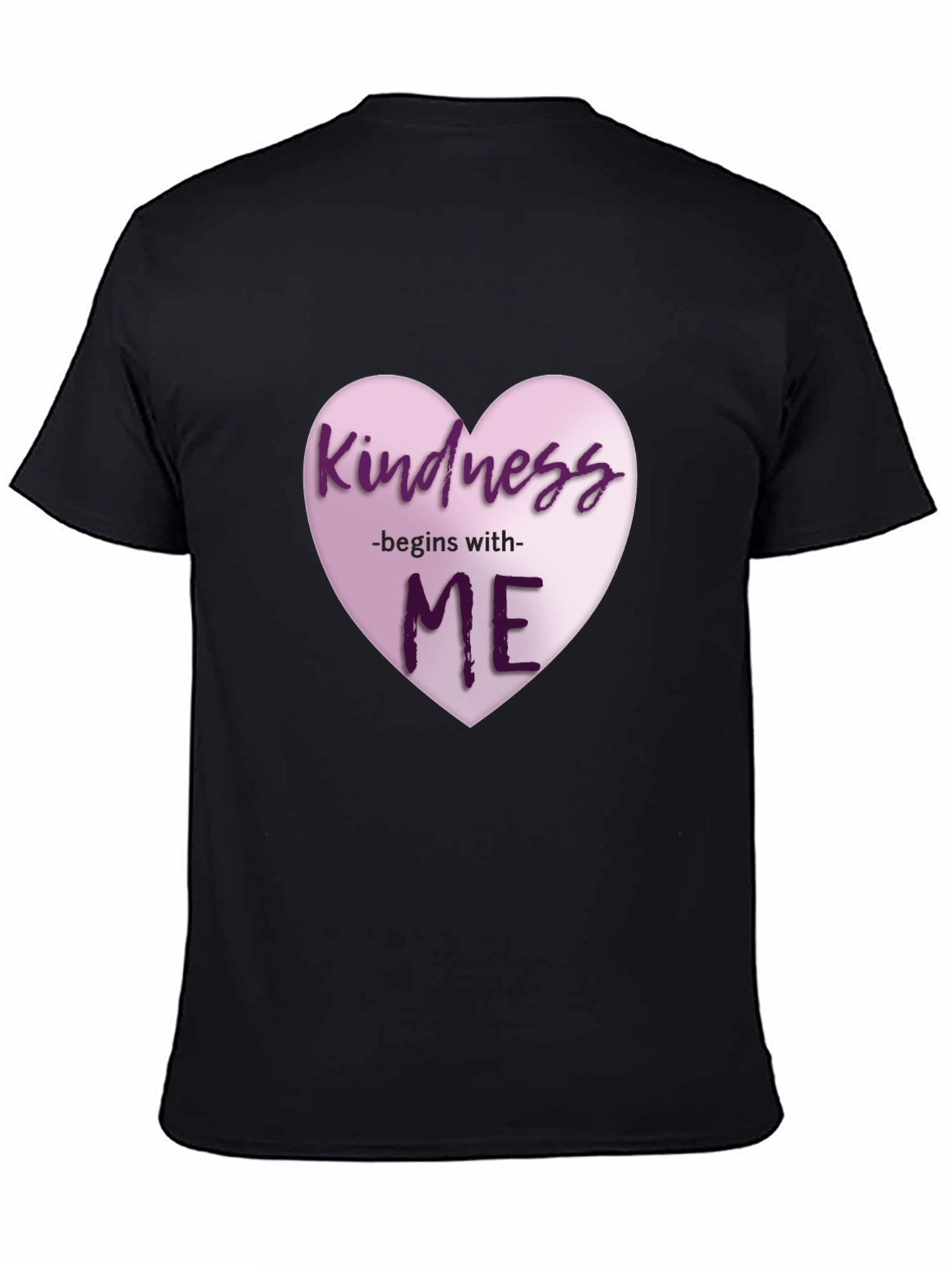 Kindness Begins With Me Heart Graphic T-Shirt