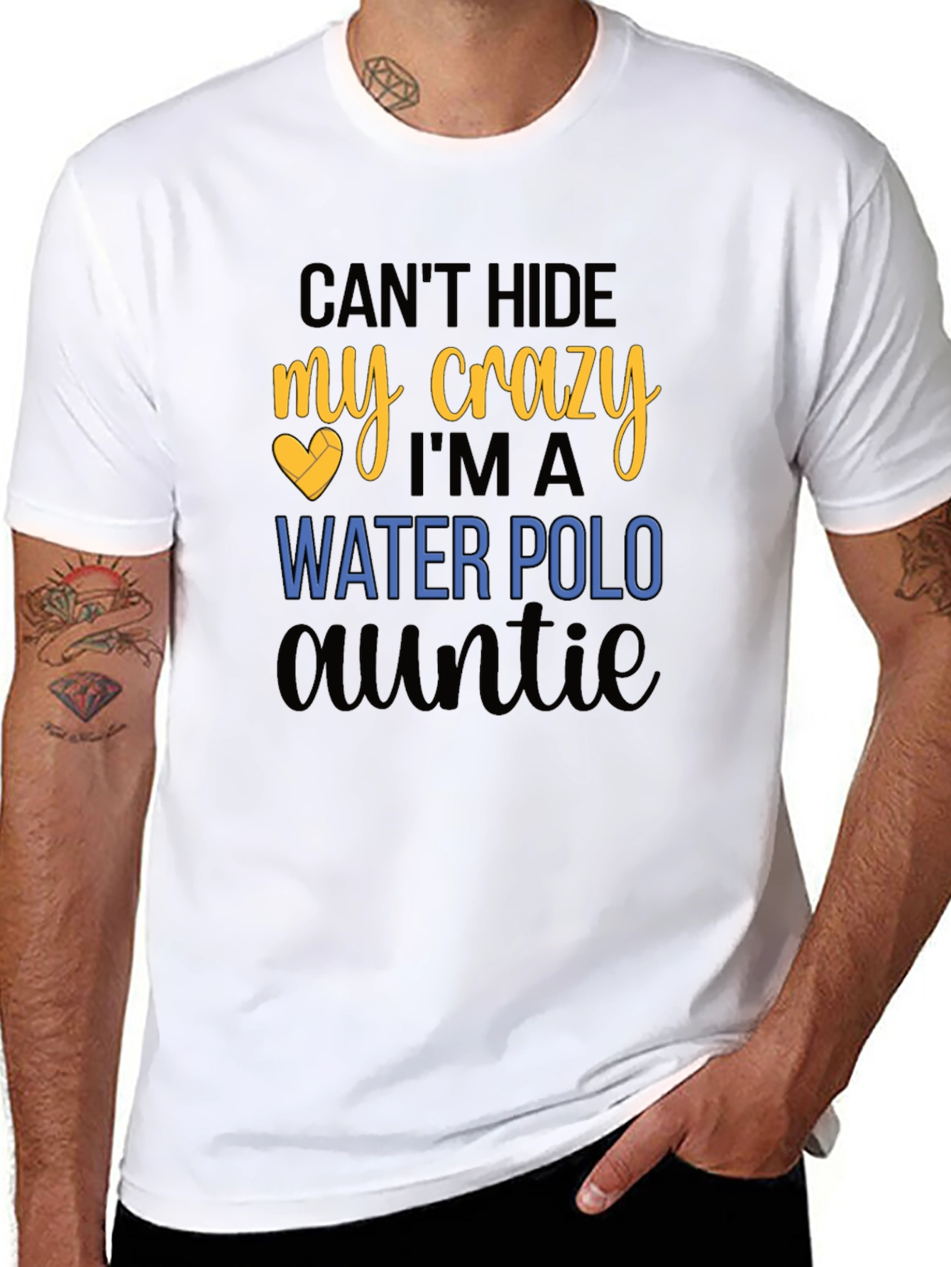 Crazy Water Polo Auntie T-Shirt