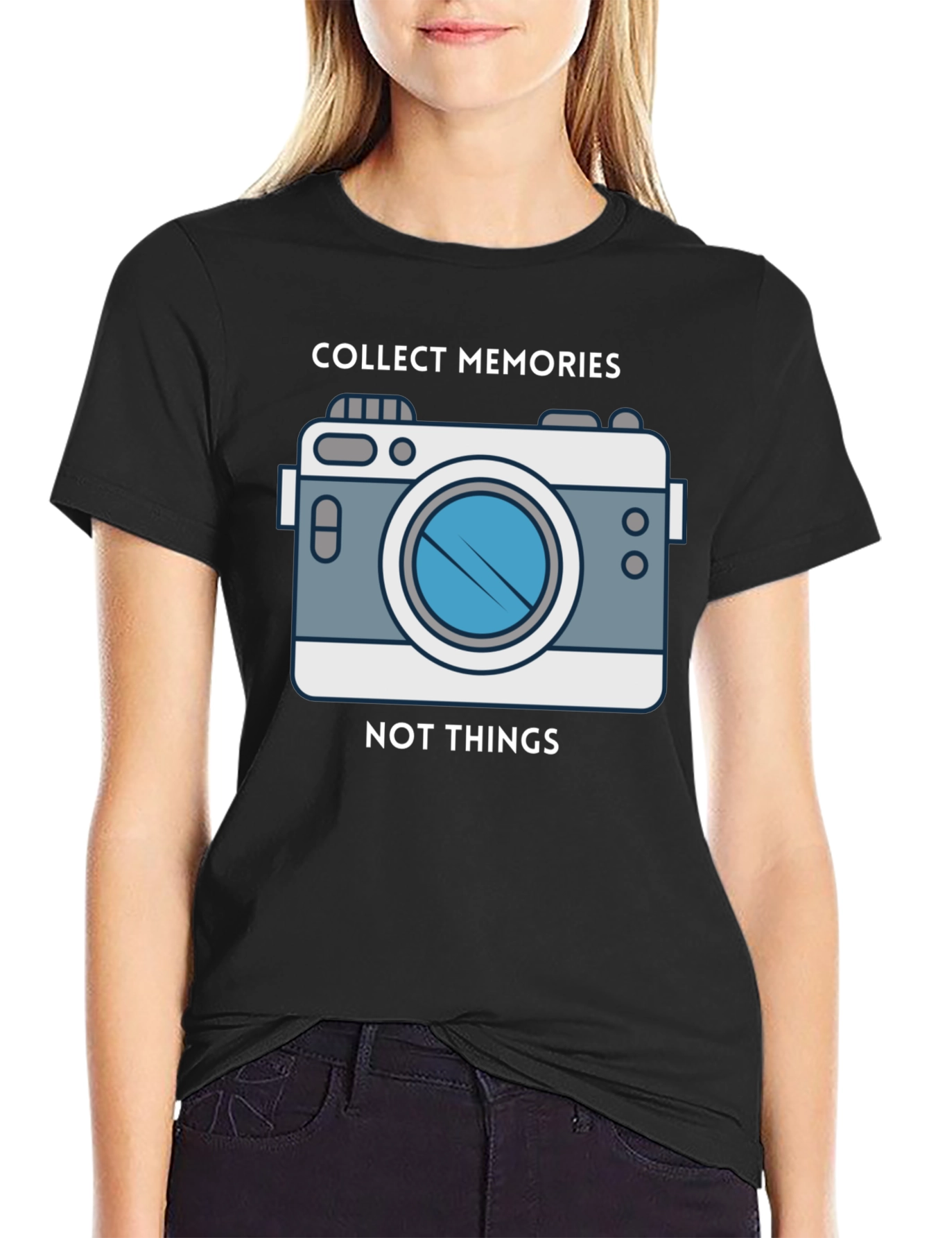 Collect Memories T-Shirt Camera Design
