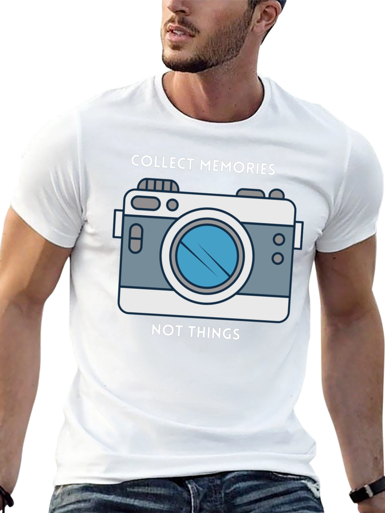 Collect Memories T-Shirt Camera Design