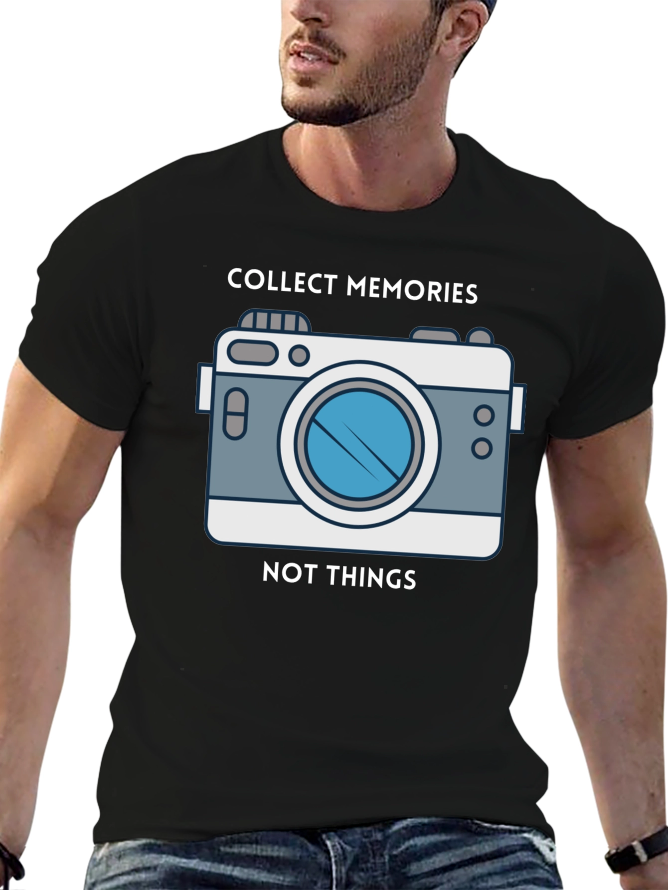 Collect Memories T-Shirt Camera Design