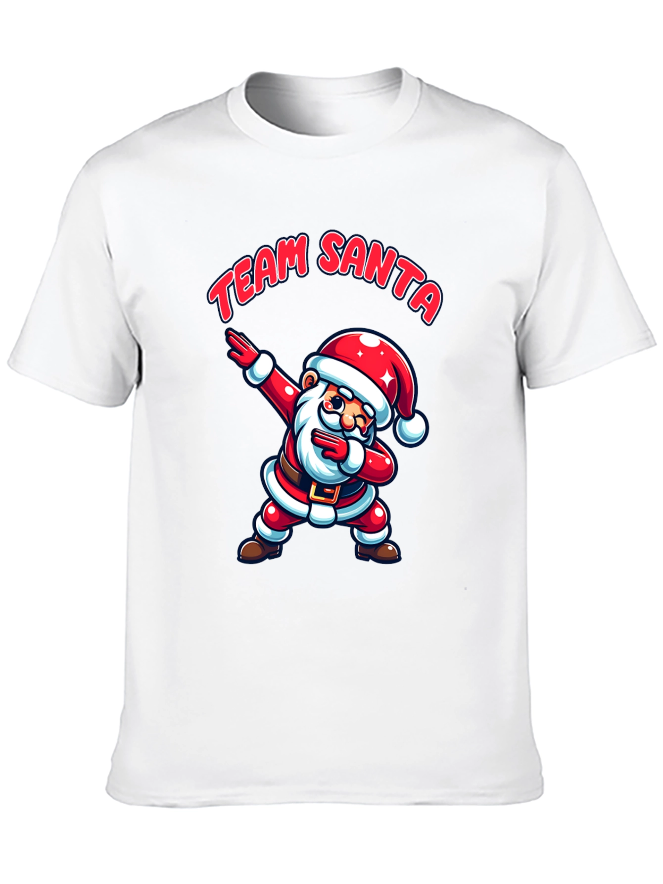 Team Santa Dabbing T-Shirt - Holiday Cheer!