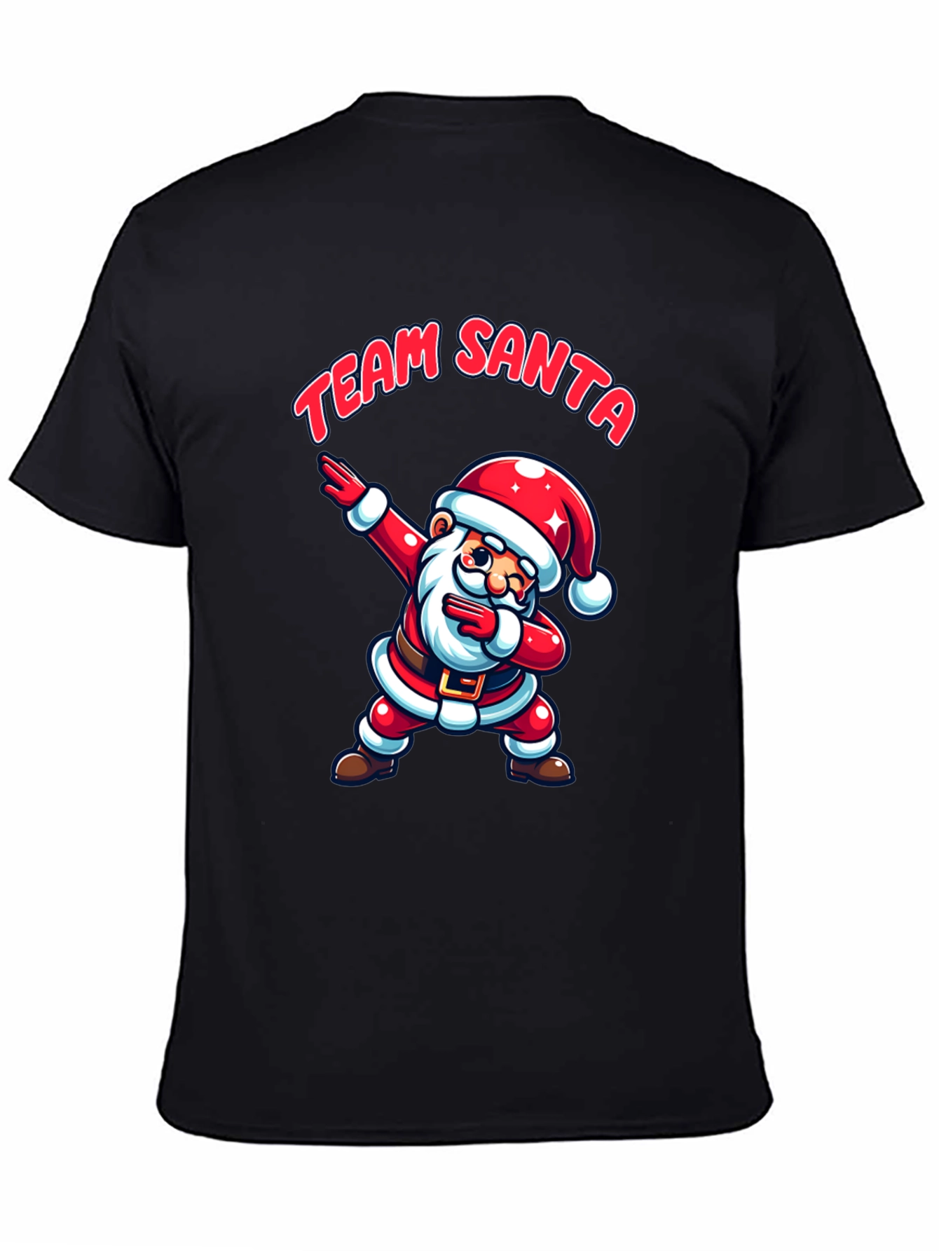 Team Santa Dabbing T-Shirt - Holiday Cheer!