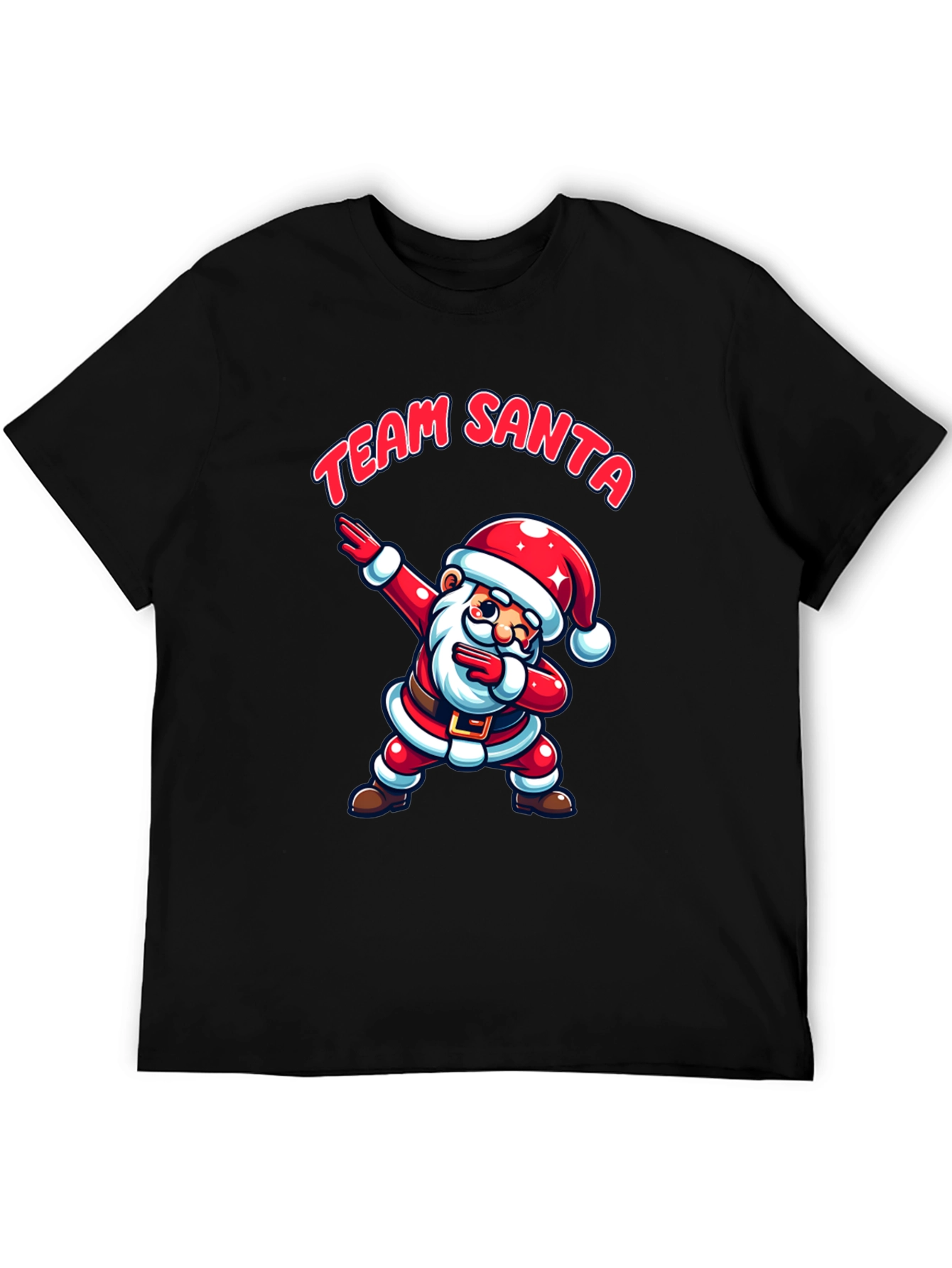 Team Santa Dabbing T-Shirt - Holiday Cheer!