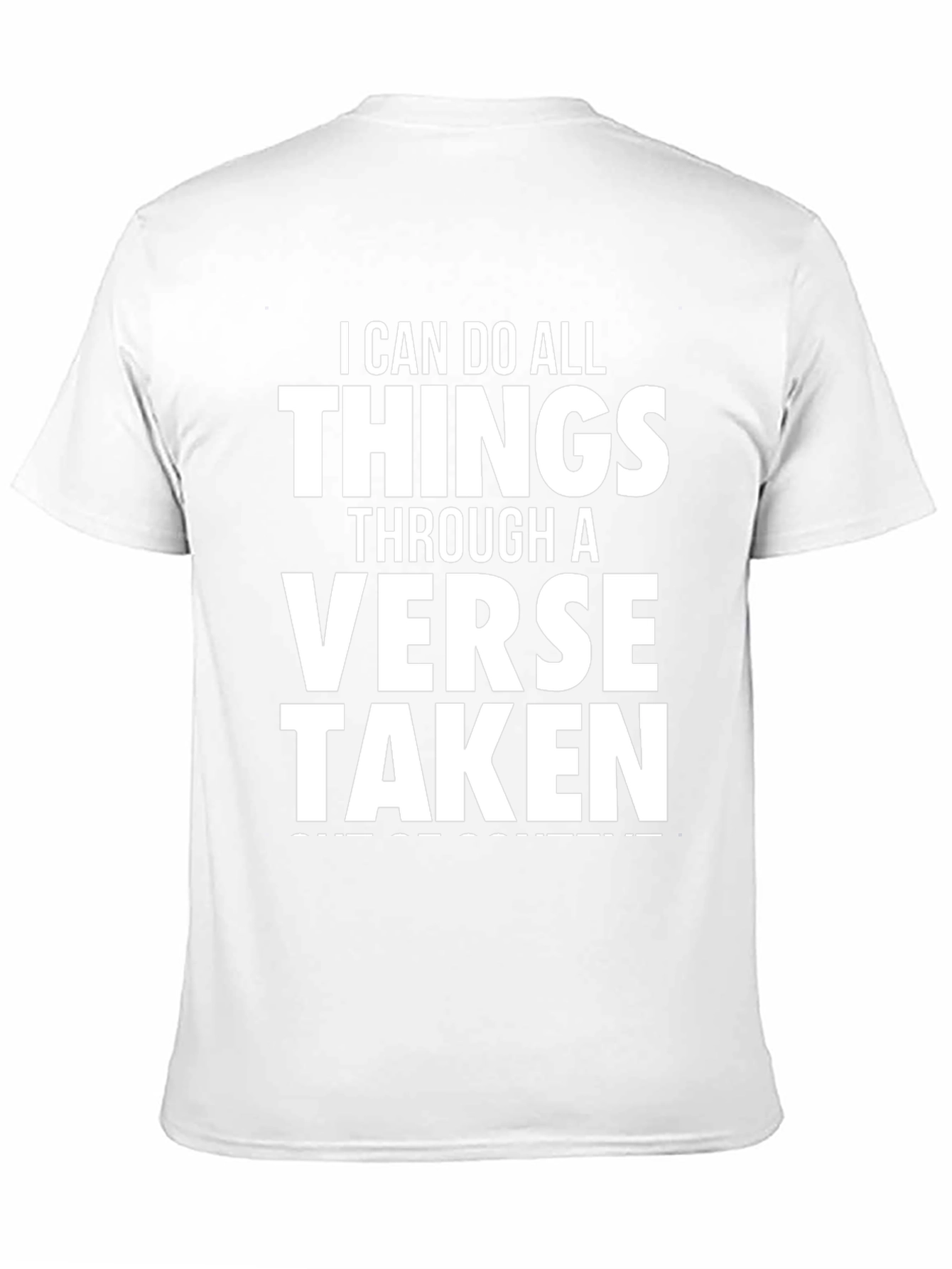 I Can Do All Things Graphic Tee - Black