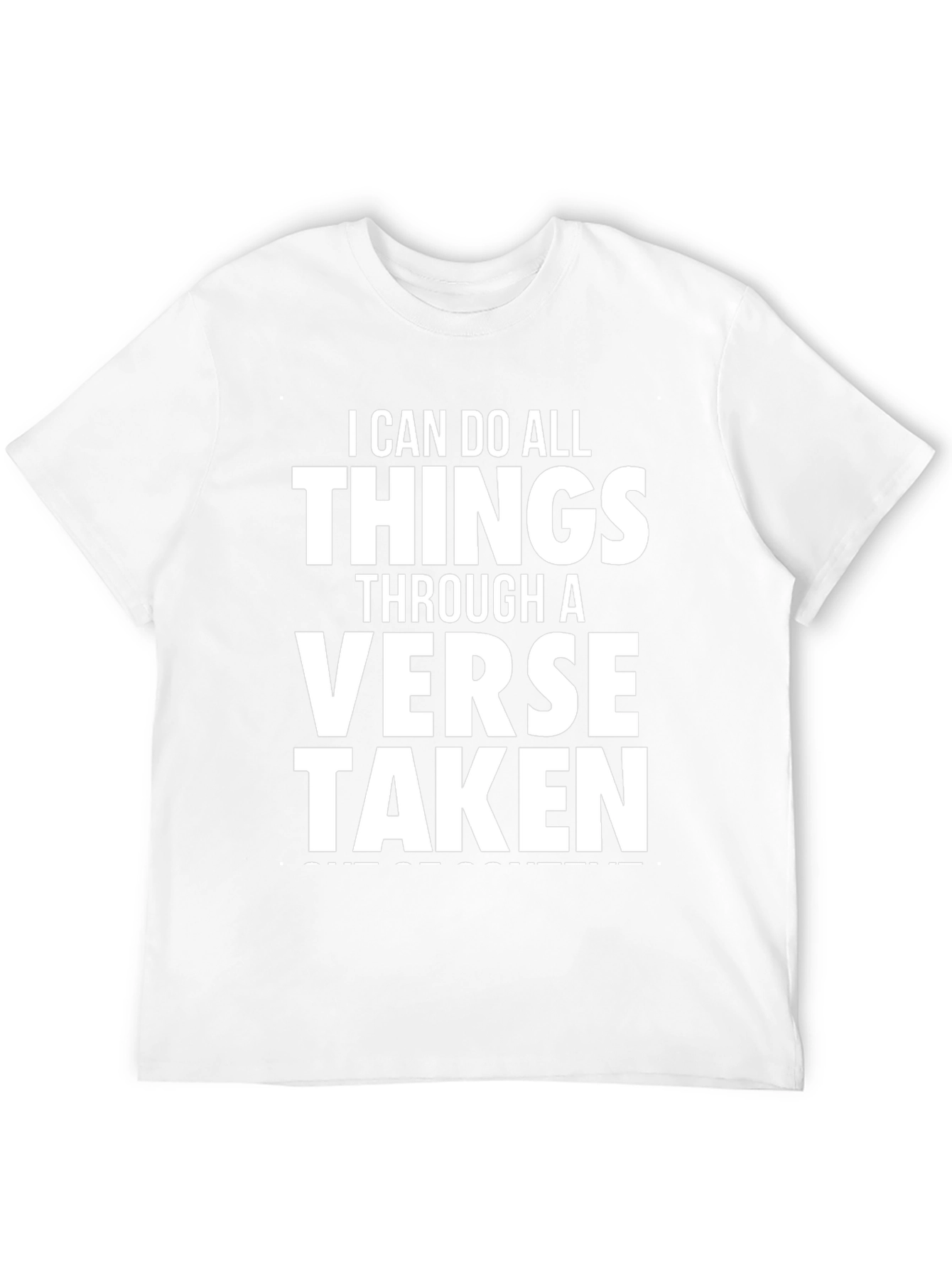 I Can Do All Things Graphic Tee - Black