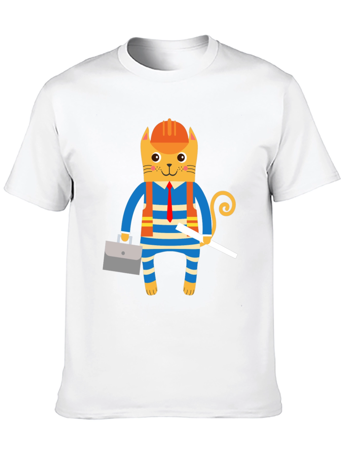 Construction Cat Tee