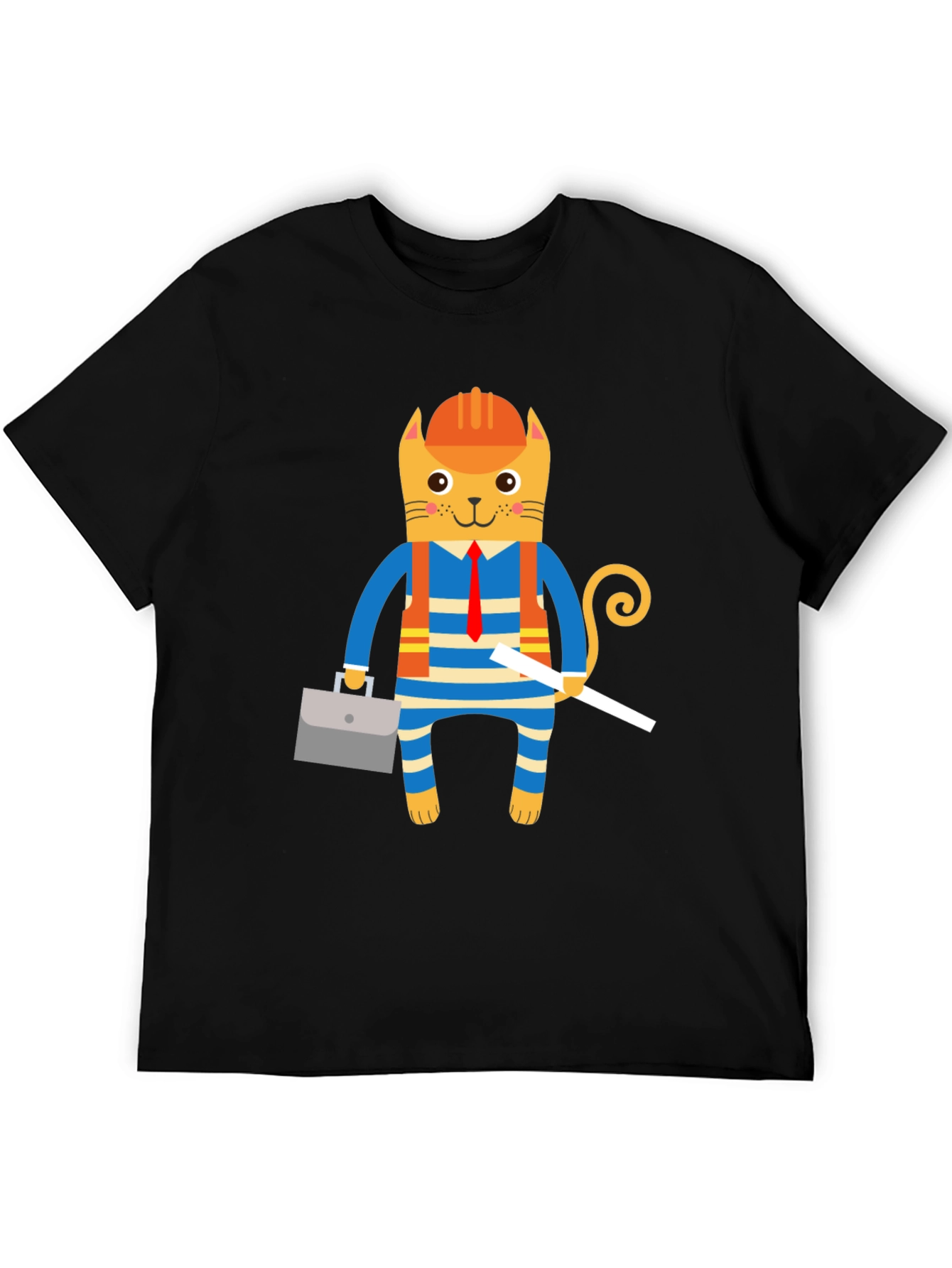 Construction Cat Tee