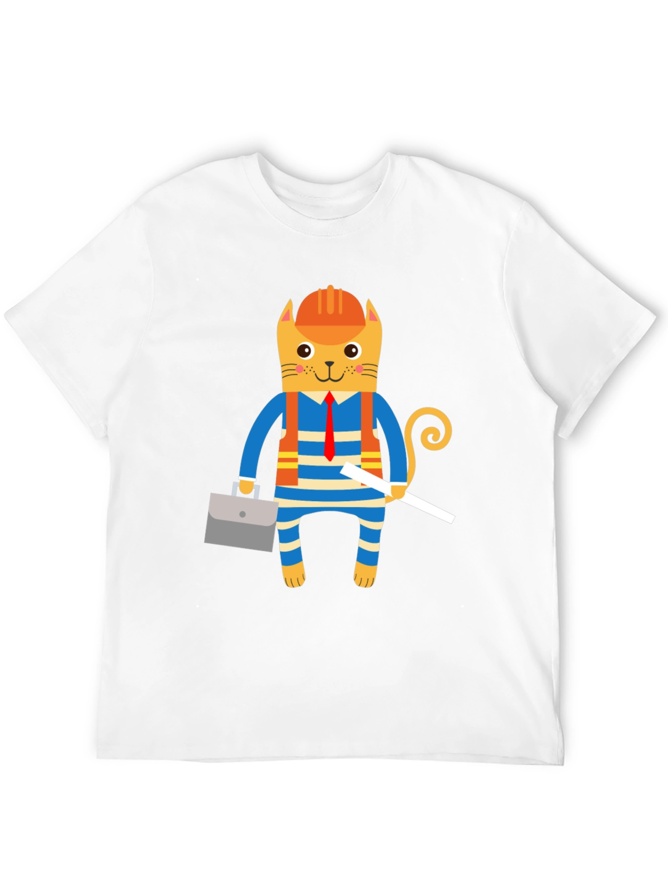 Construction Cat Tee