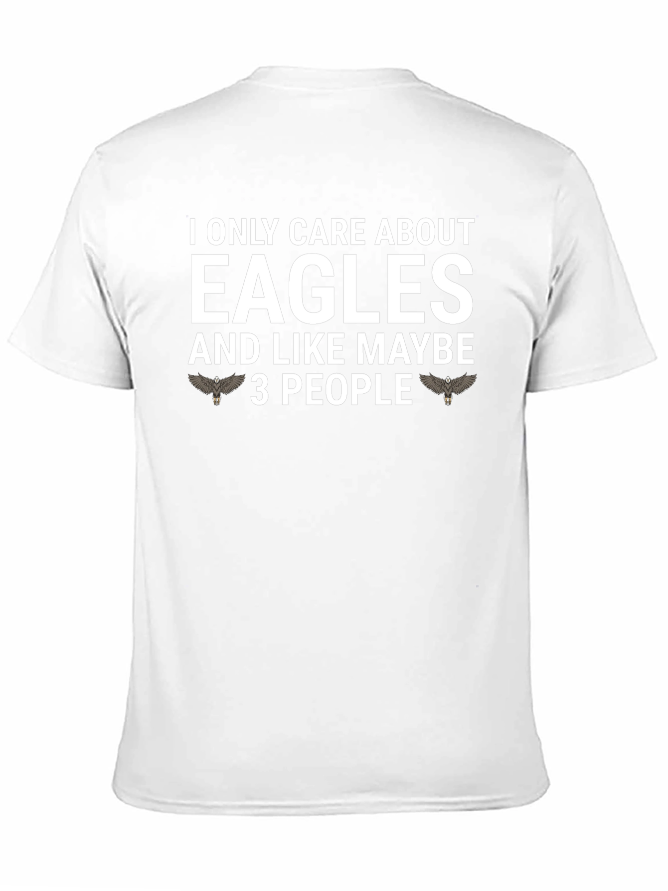 Eagles Fan T-Shirt: I Only Care About Eagles Tee