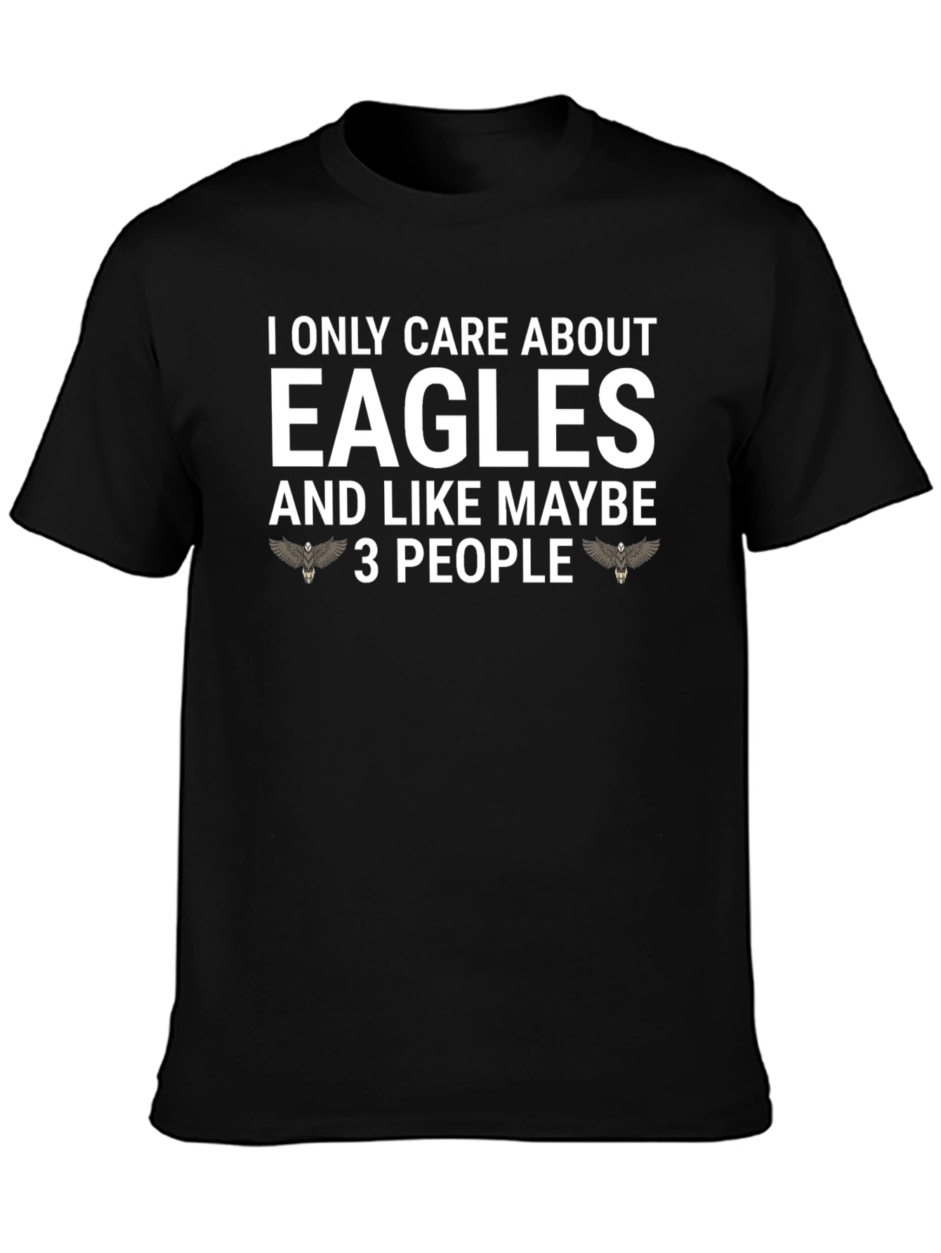 Eagles Fan T-Shirt: I Only Care About Eagles Tee