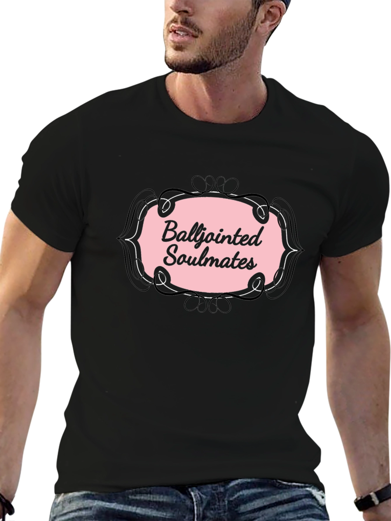 Balljointed Soulmates Graphic Tee - Black