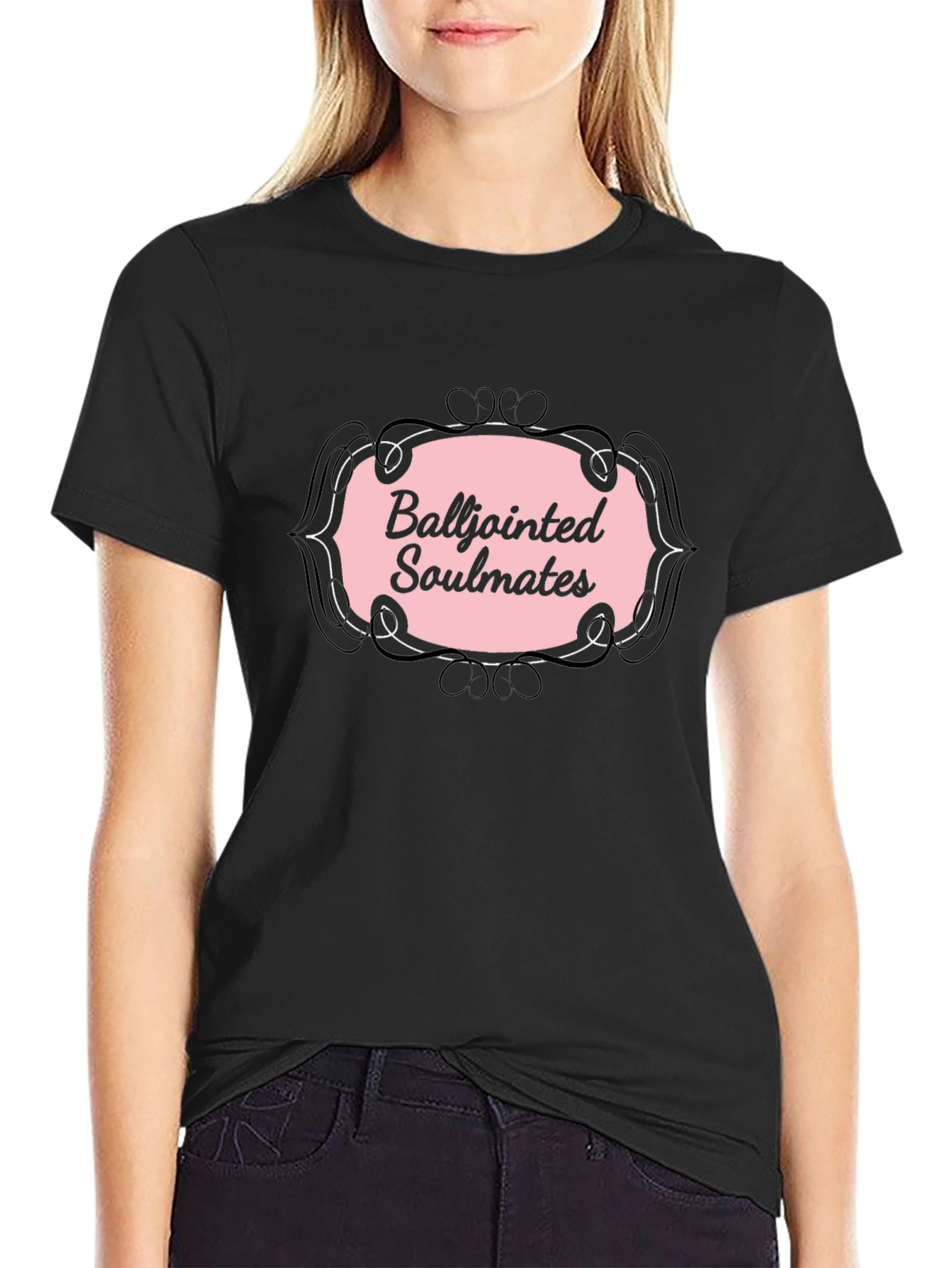 Balljointed Soulmates Graphic Tee - Black