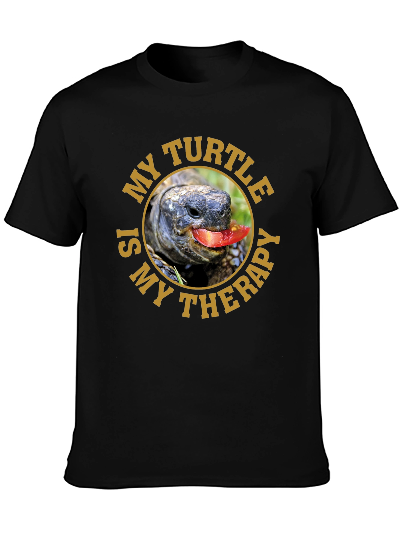 My Turtle is My Therapy Graphic T-Shirt