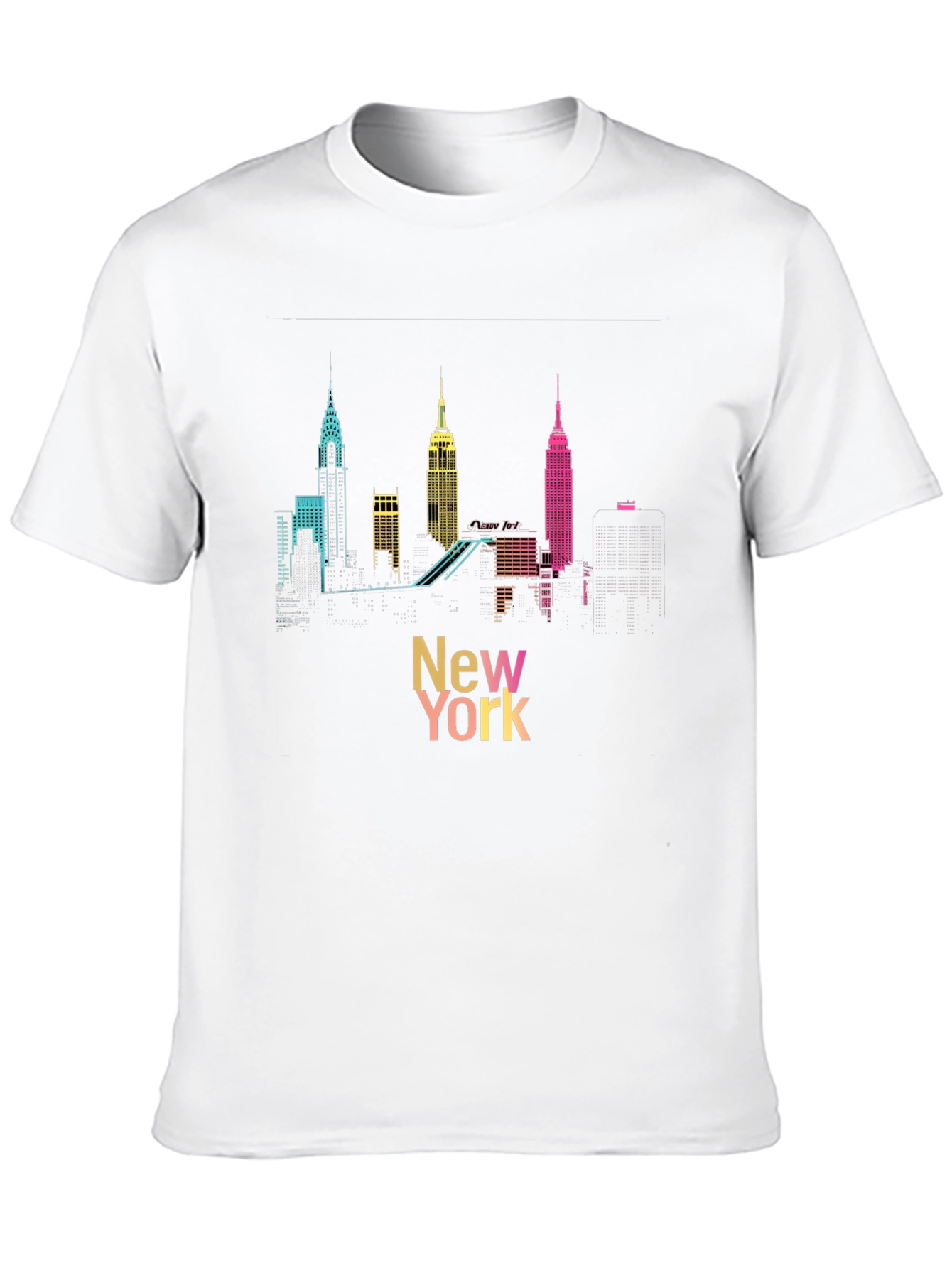 New York Skyline Graphic T-Shirt