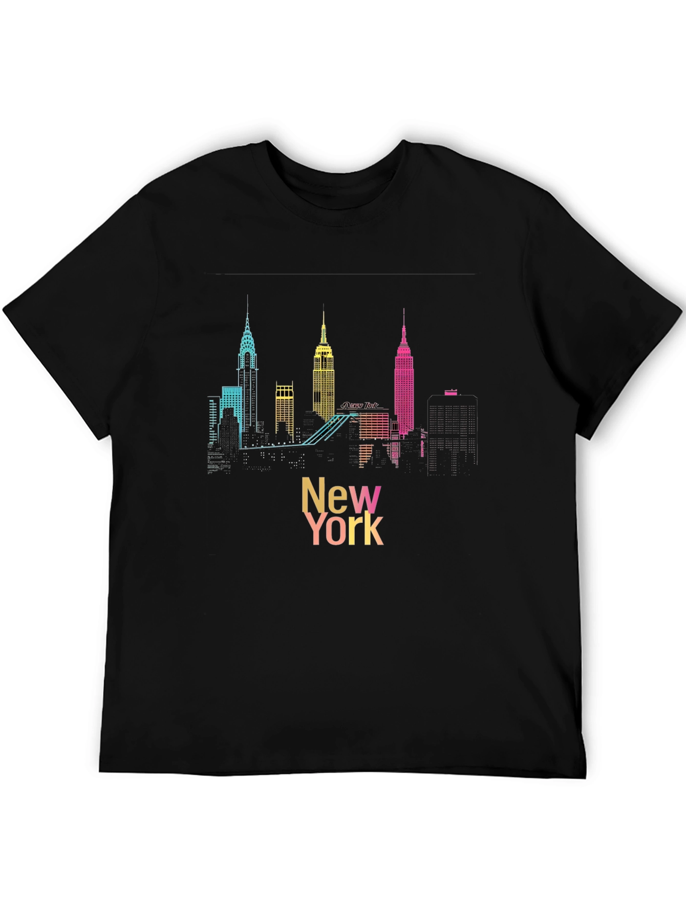 New York Skyline Graphic T-Shirt