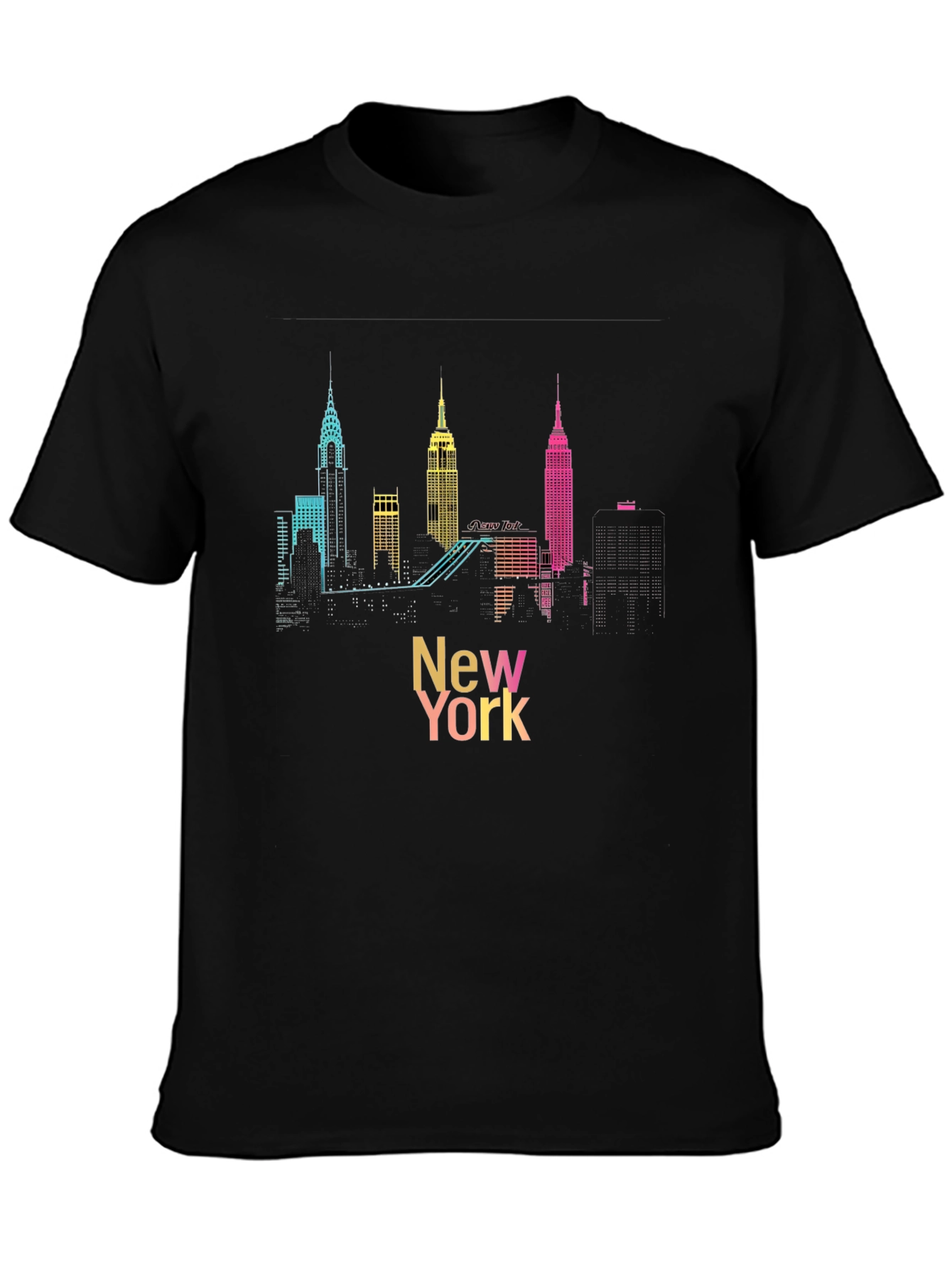 New York Skyline Graphic T-Shirt