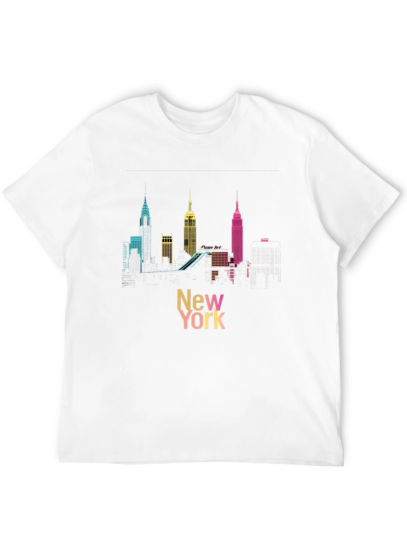 New York Skyline Graphic T-Shirt