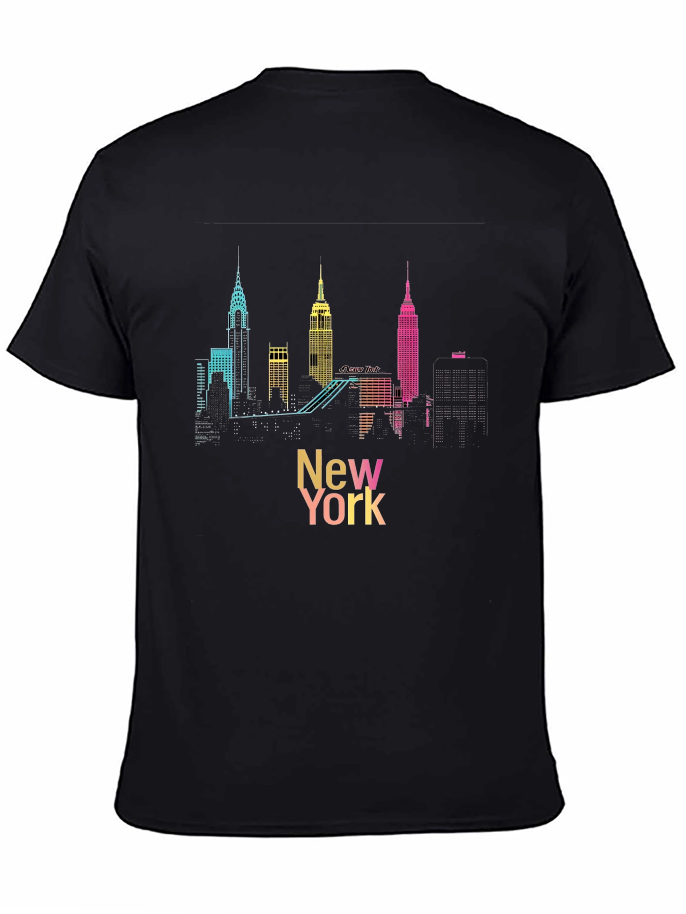 New York Skyline Graphic T-Shirt