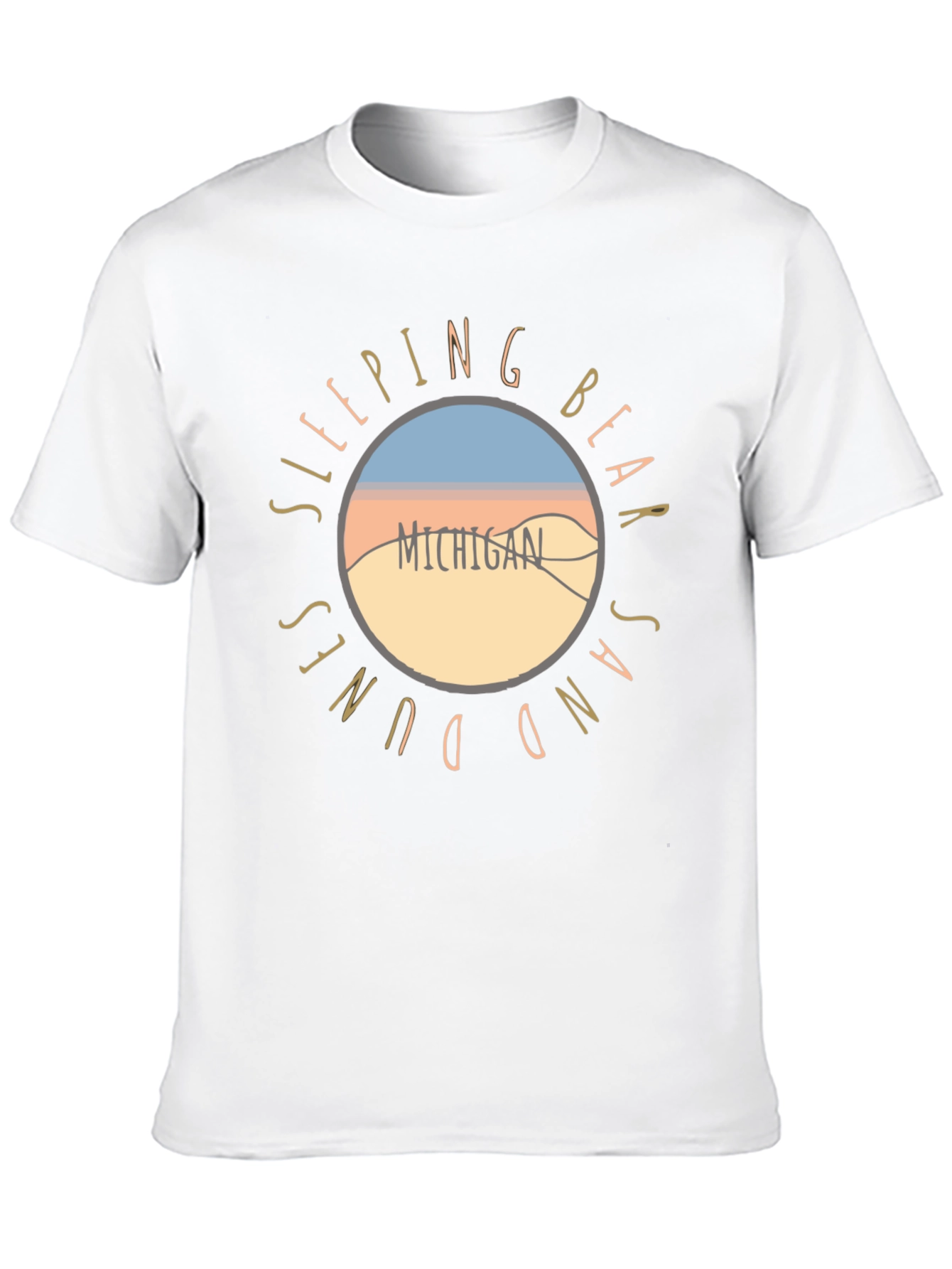 Sleeping Bear Dunes Michigan Graphic T-Shirt