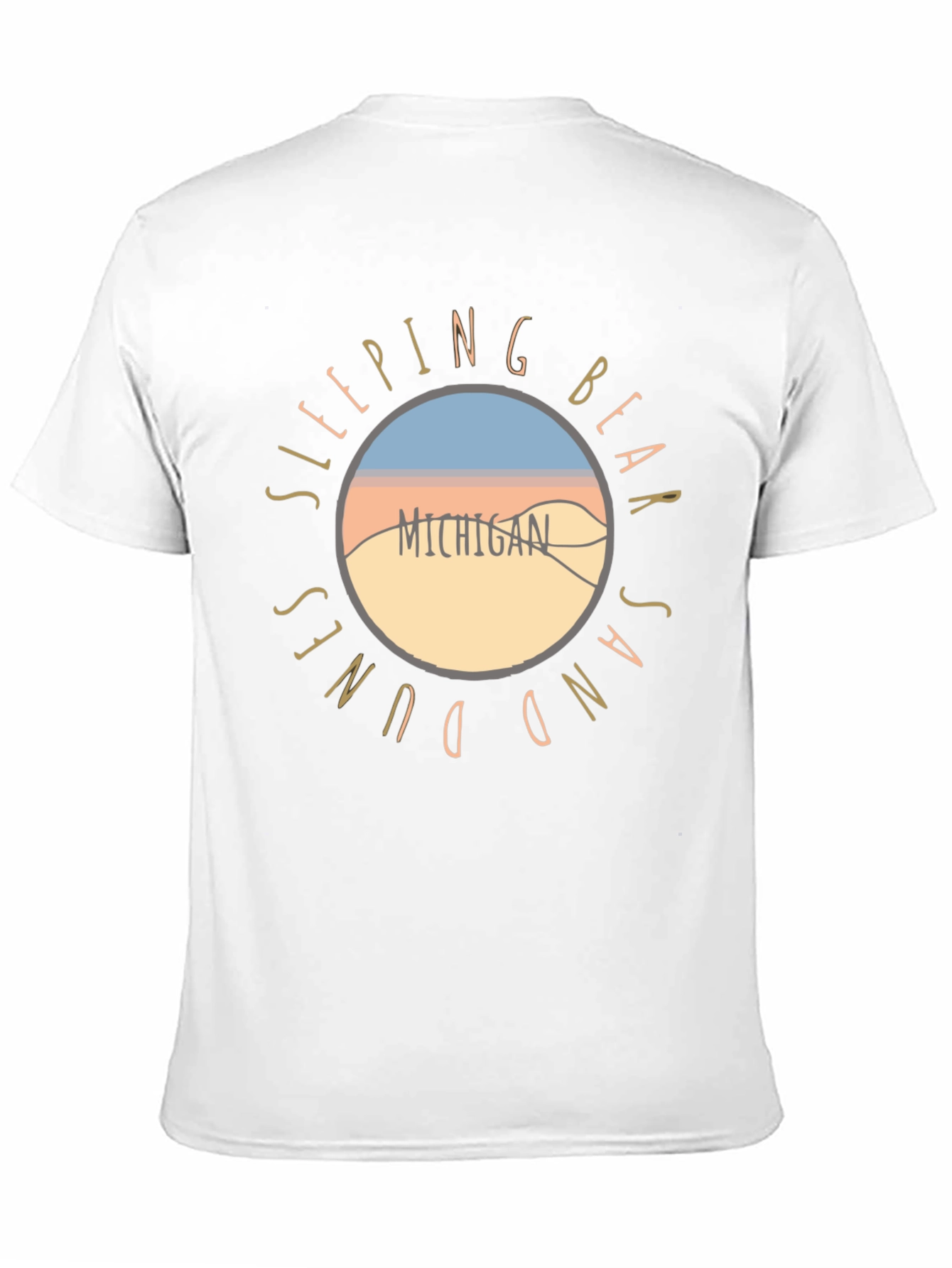 Sleeping Bear Dunes Michigan Graphic T-Shirt
