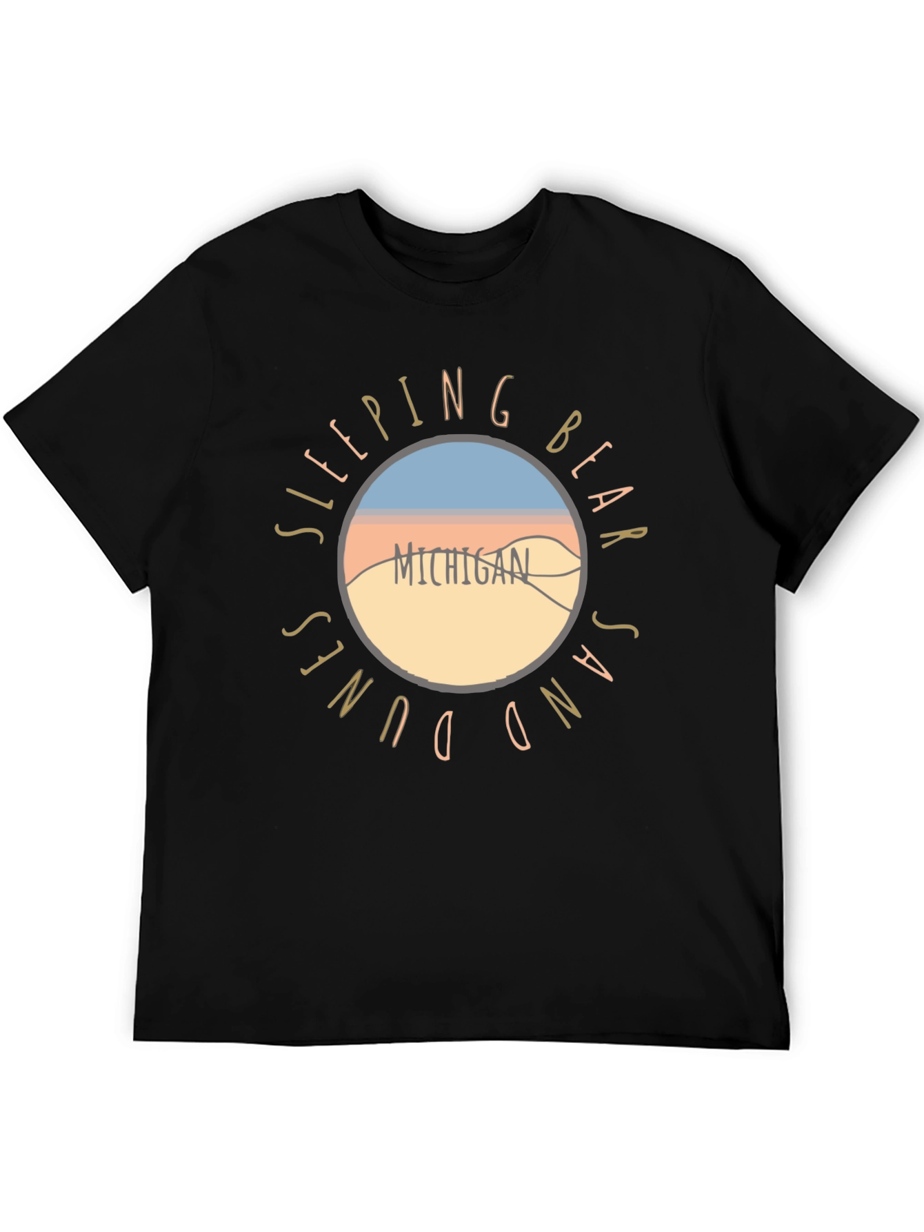 Sleeping Bear Dunes Michigan Graphic T-Shirt