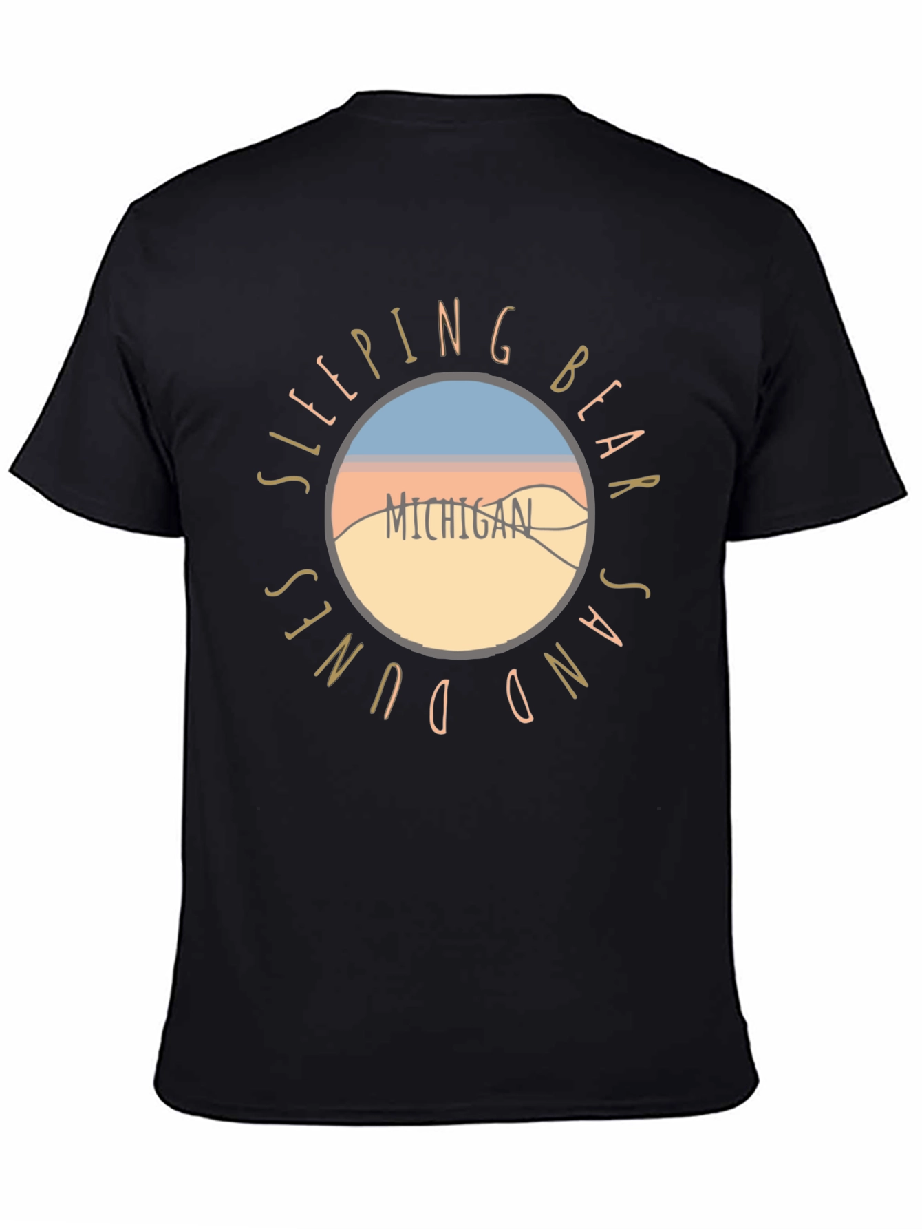 Sleeping Bear Dunes Michigan Graphic T-Shirt