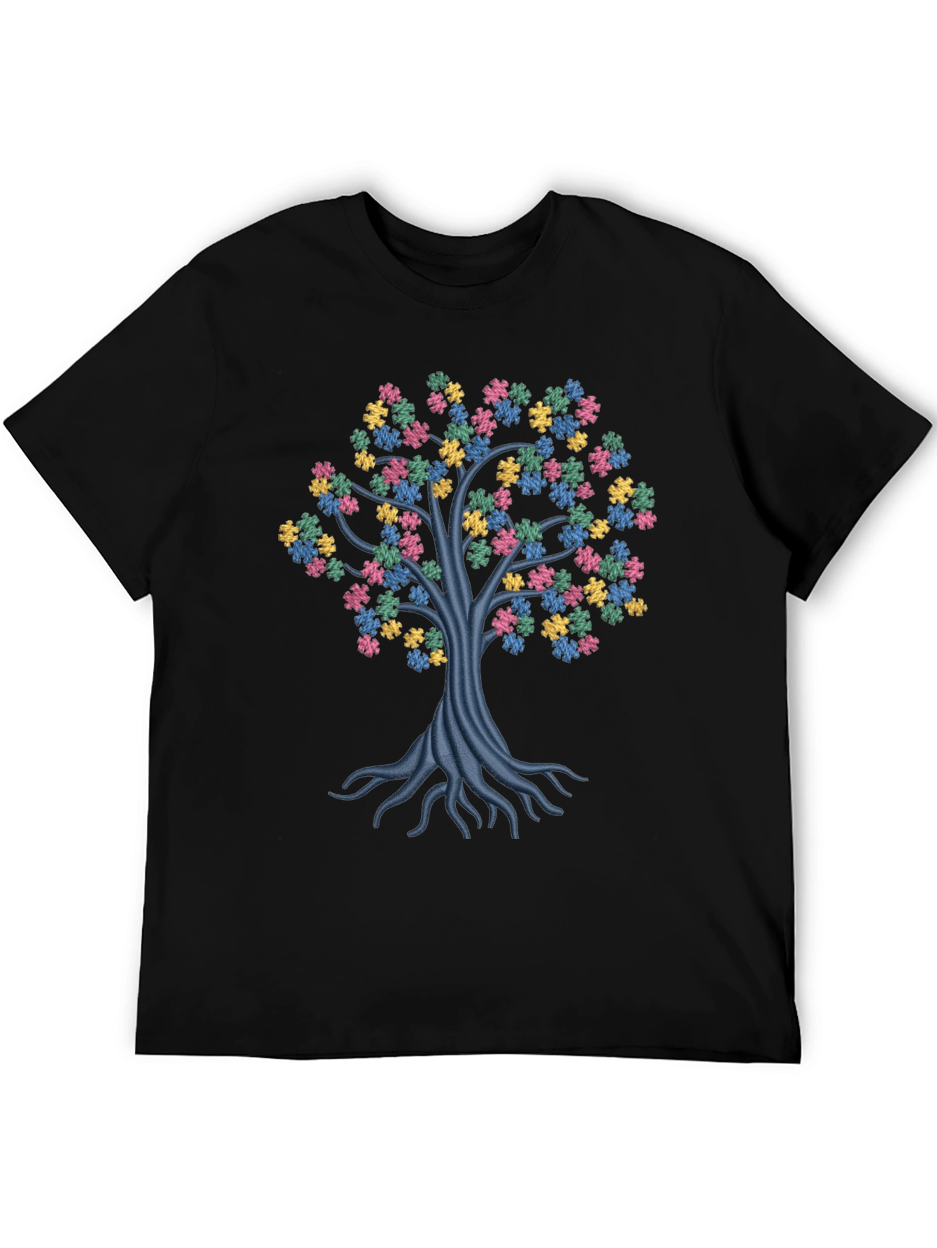 Autism Awareness Puzzle Tree T-Shirt