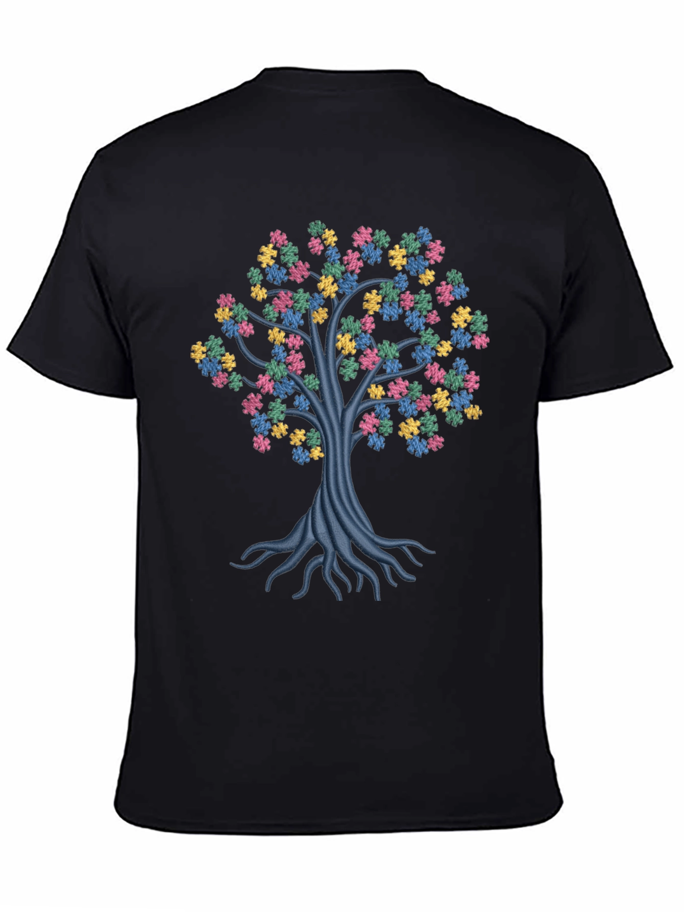 Autism Awareness Puzzle Tree T-Shirt