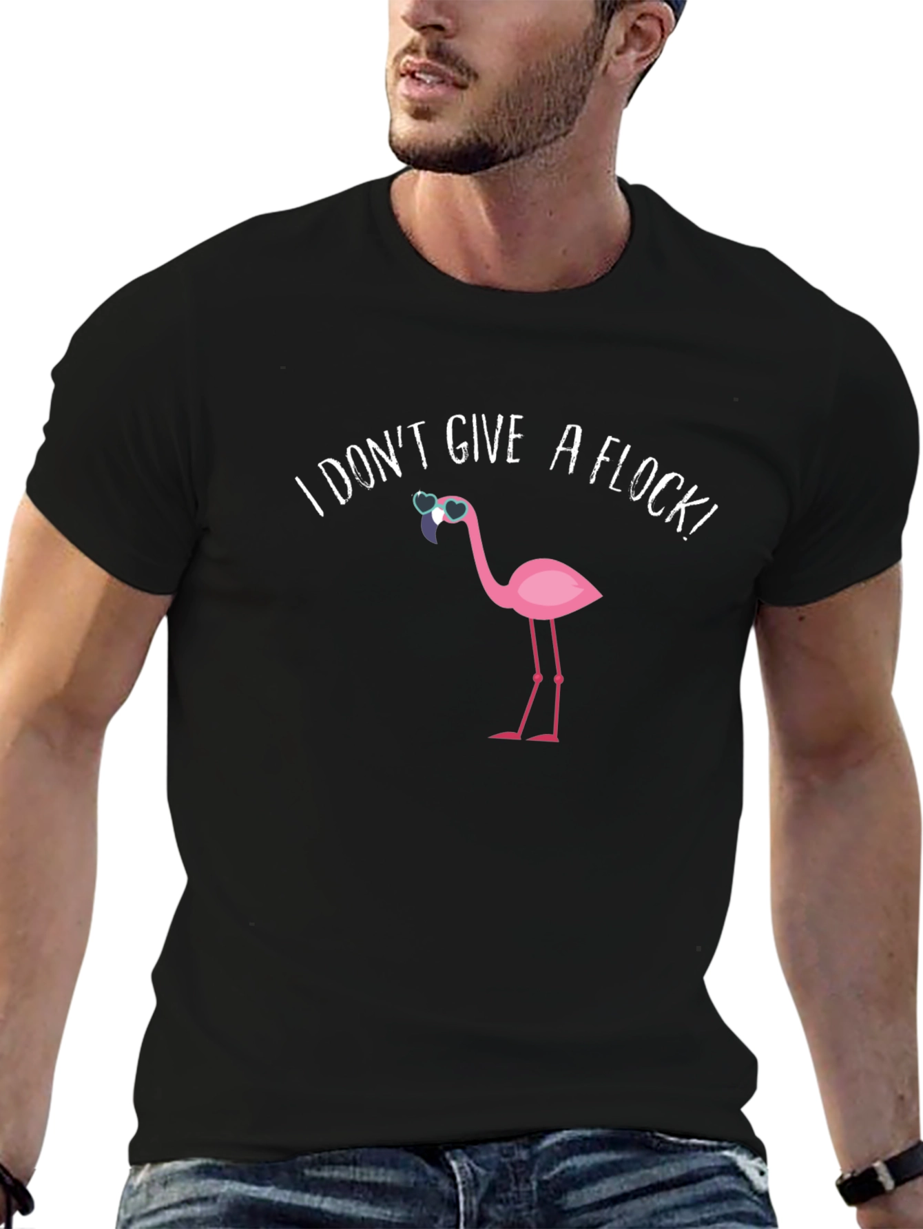 I Dont Give a Flock! Mens Graphic Tee
