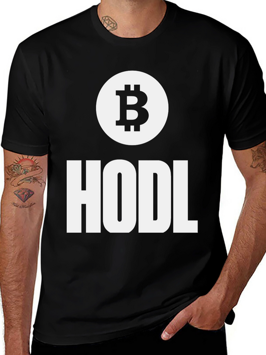 Bitcoin HODL Black T-Shirt - Crypto Investor Apparel