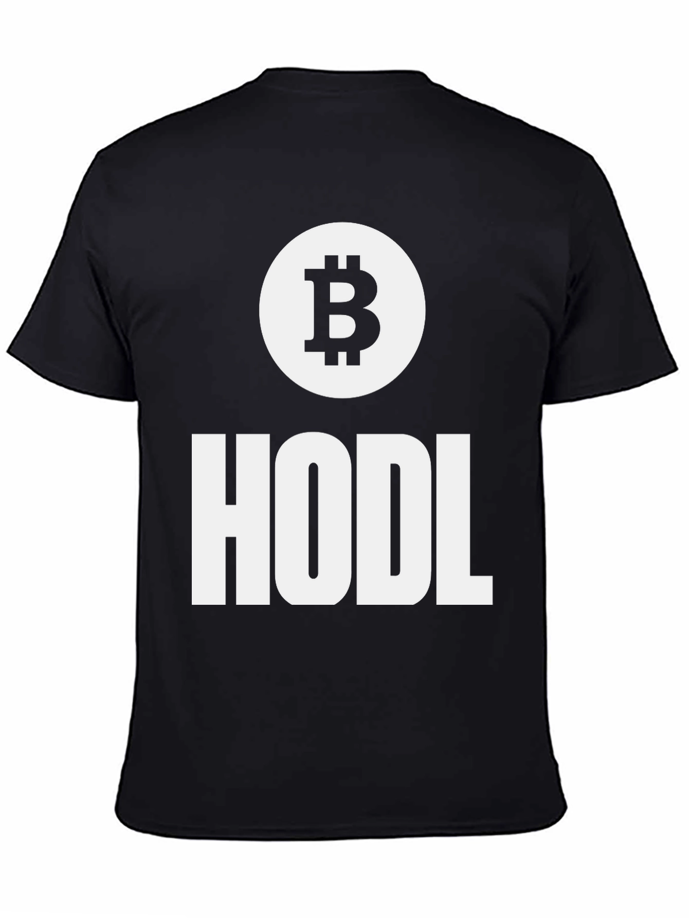 Bitcoin HODL Black T-Shirt - Crypto Investor Apparel