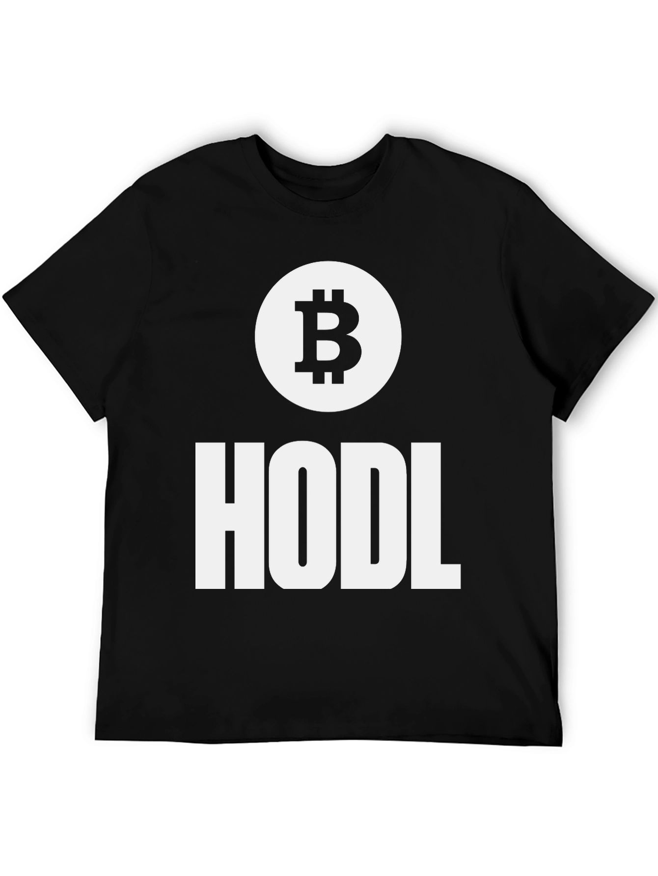 Bitcoin HODL Black T-Shirt - Crypto Investor Apparel