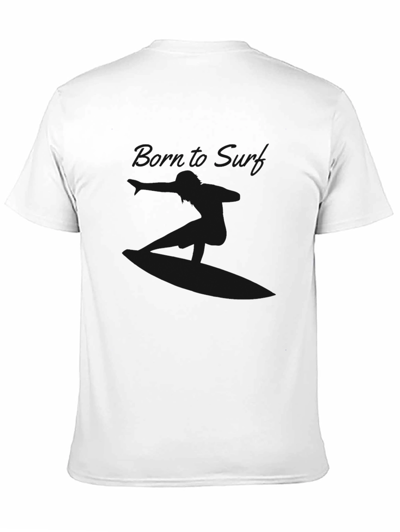 Mens Classic Black Crew Neck T-Shirt