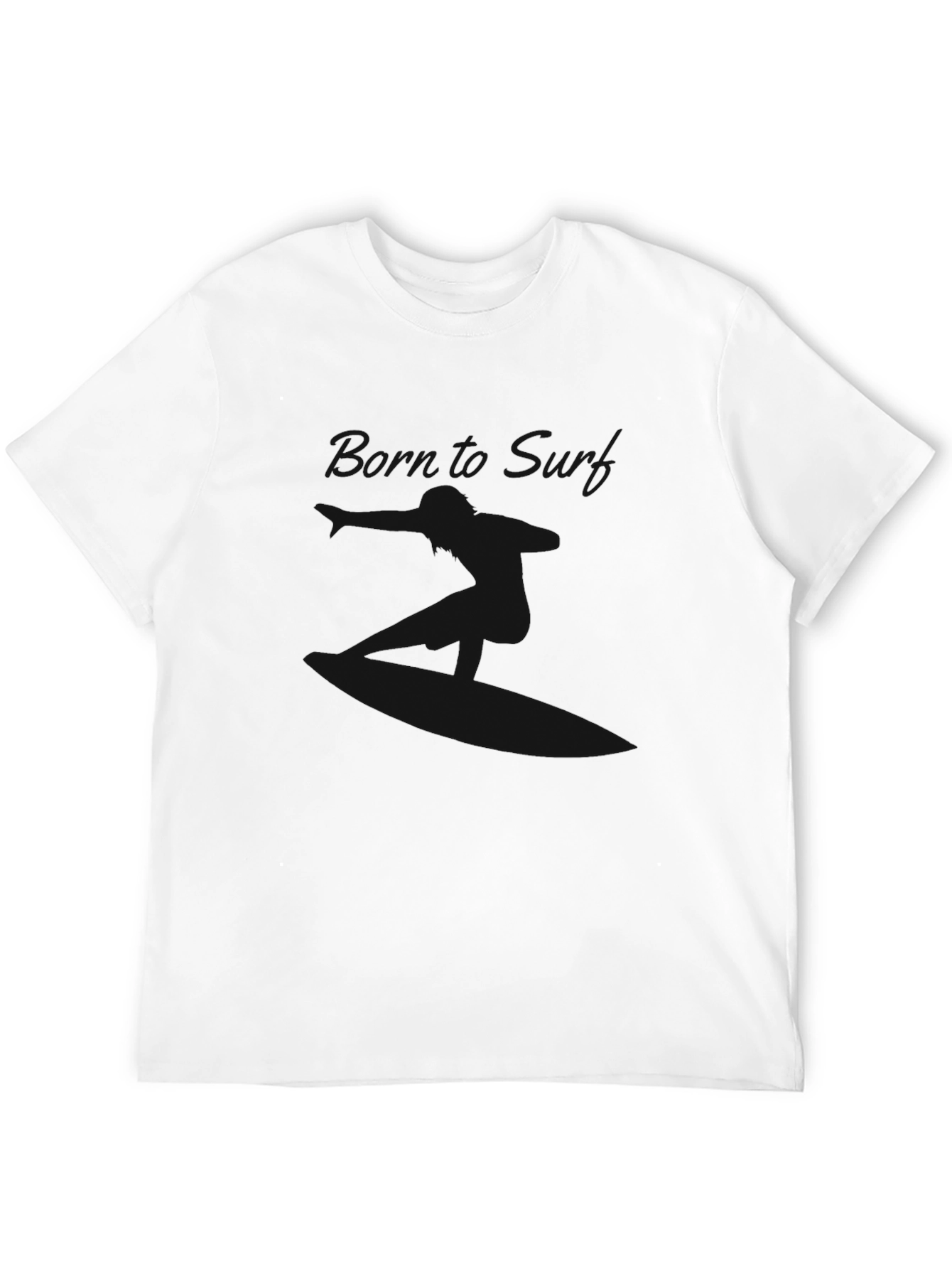 Mens Classic Black Crew Neck T-Shirt