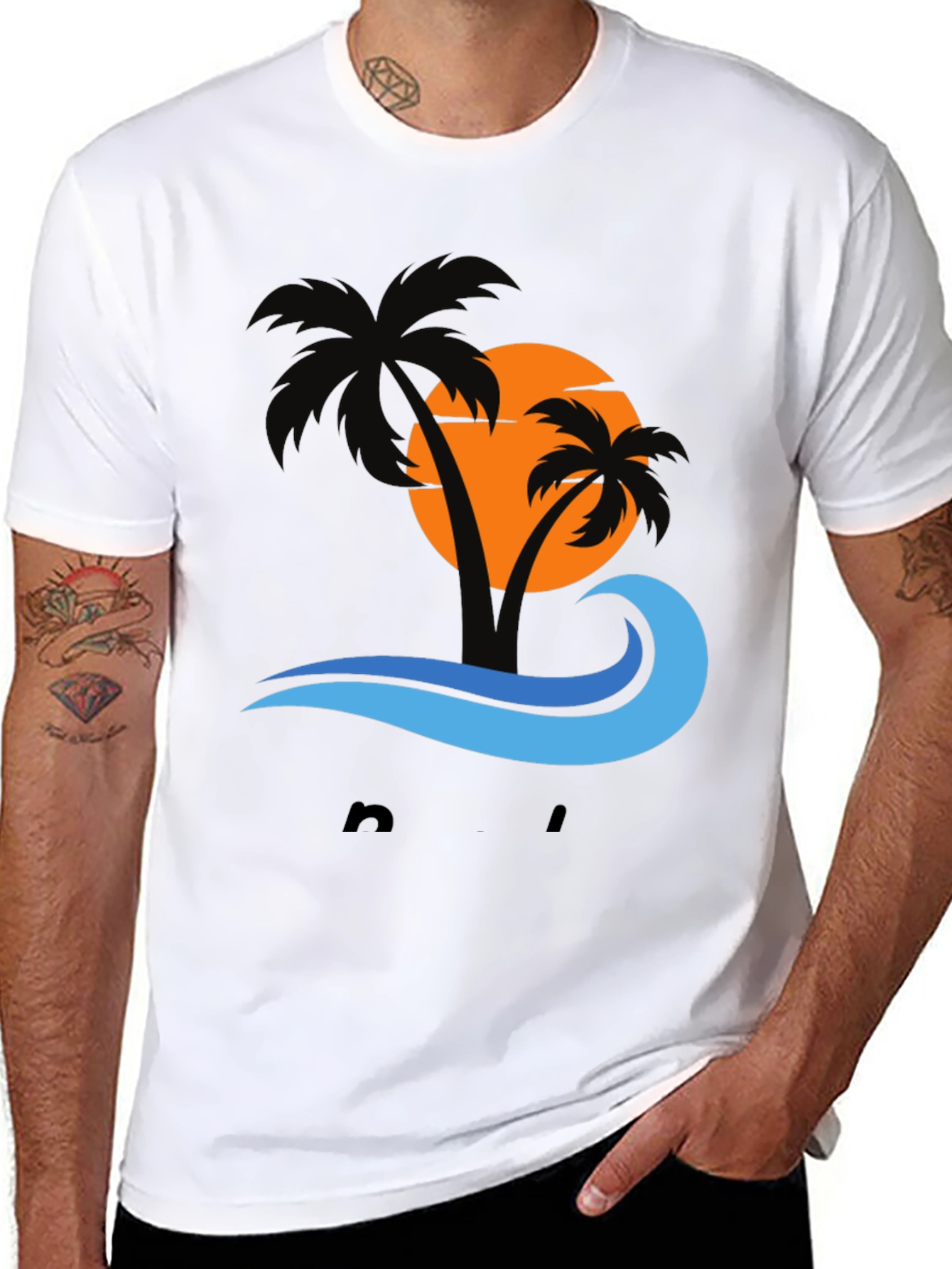 Tropical Palm Sunset T-Shirt