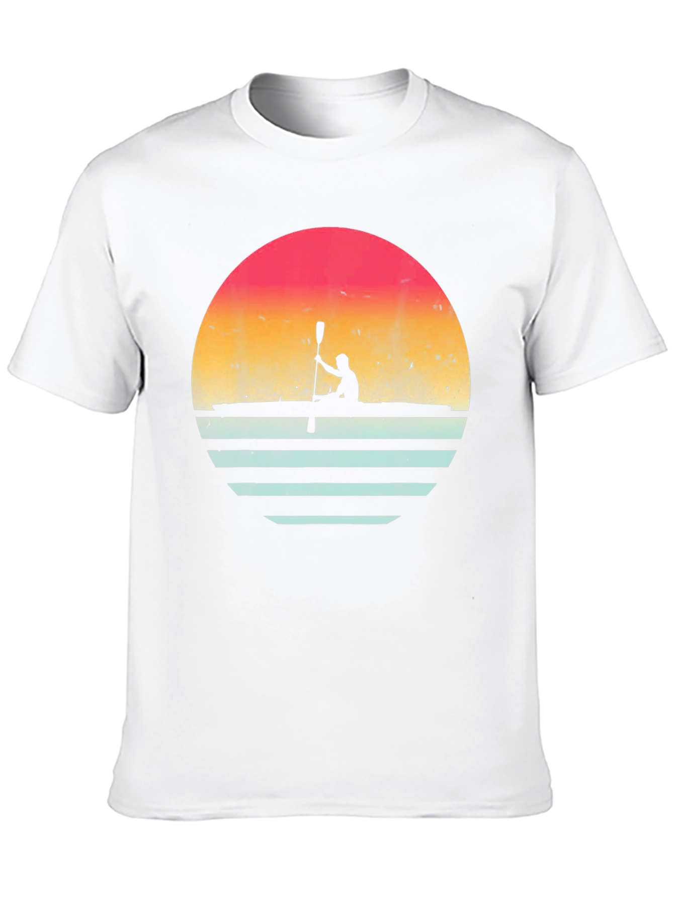 Kayaking Sunset T-Shirt - Adventure Awaits!