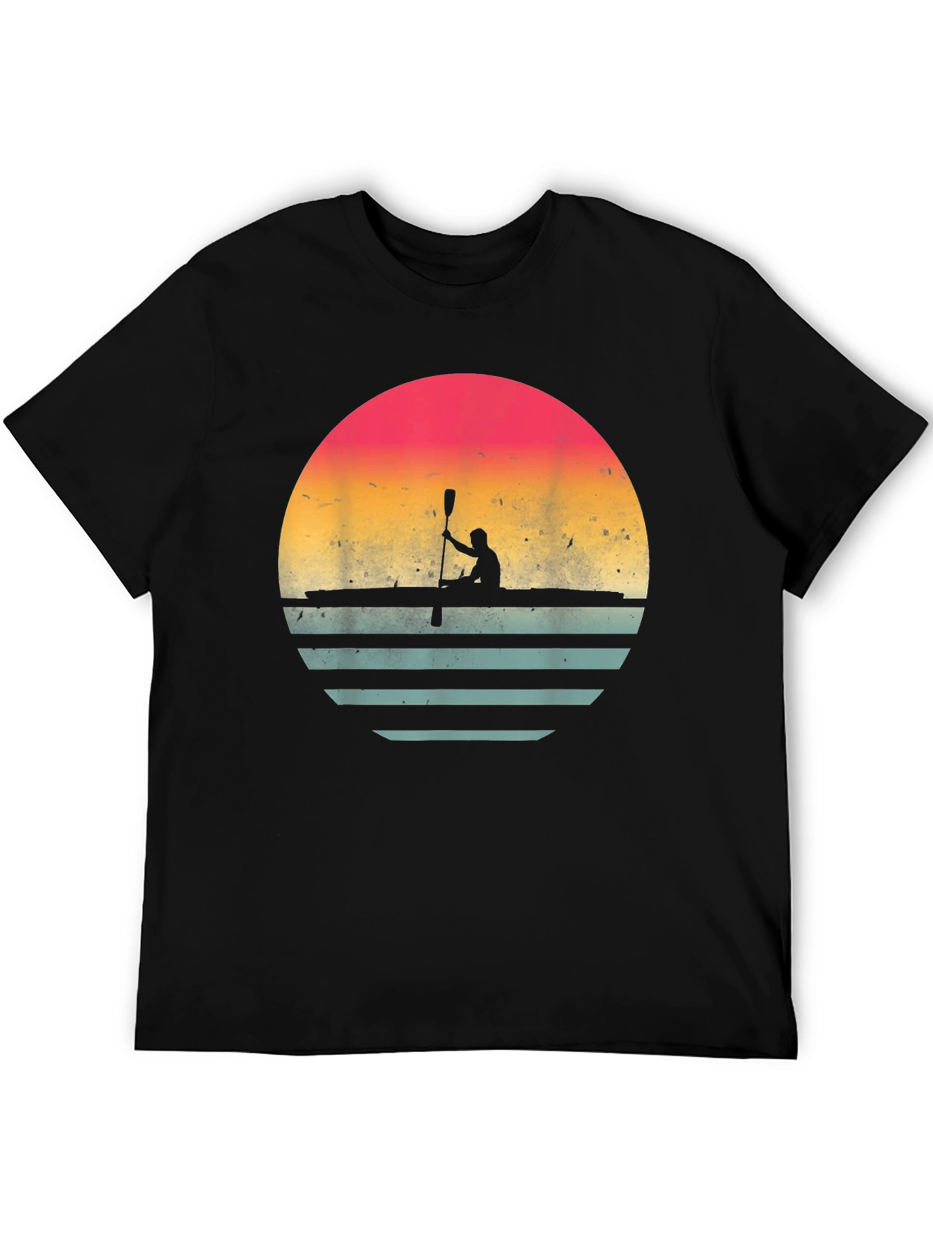 Kayaking Sunset T-Shirt - Adventure Awaits!