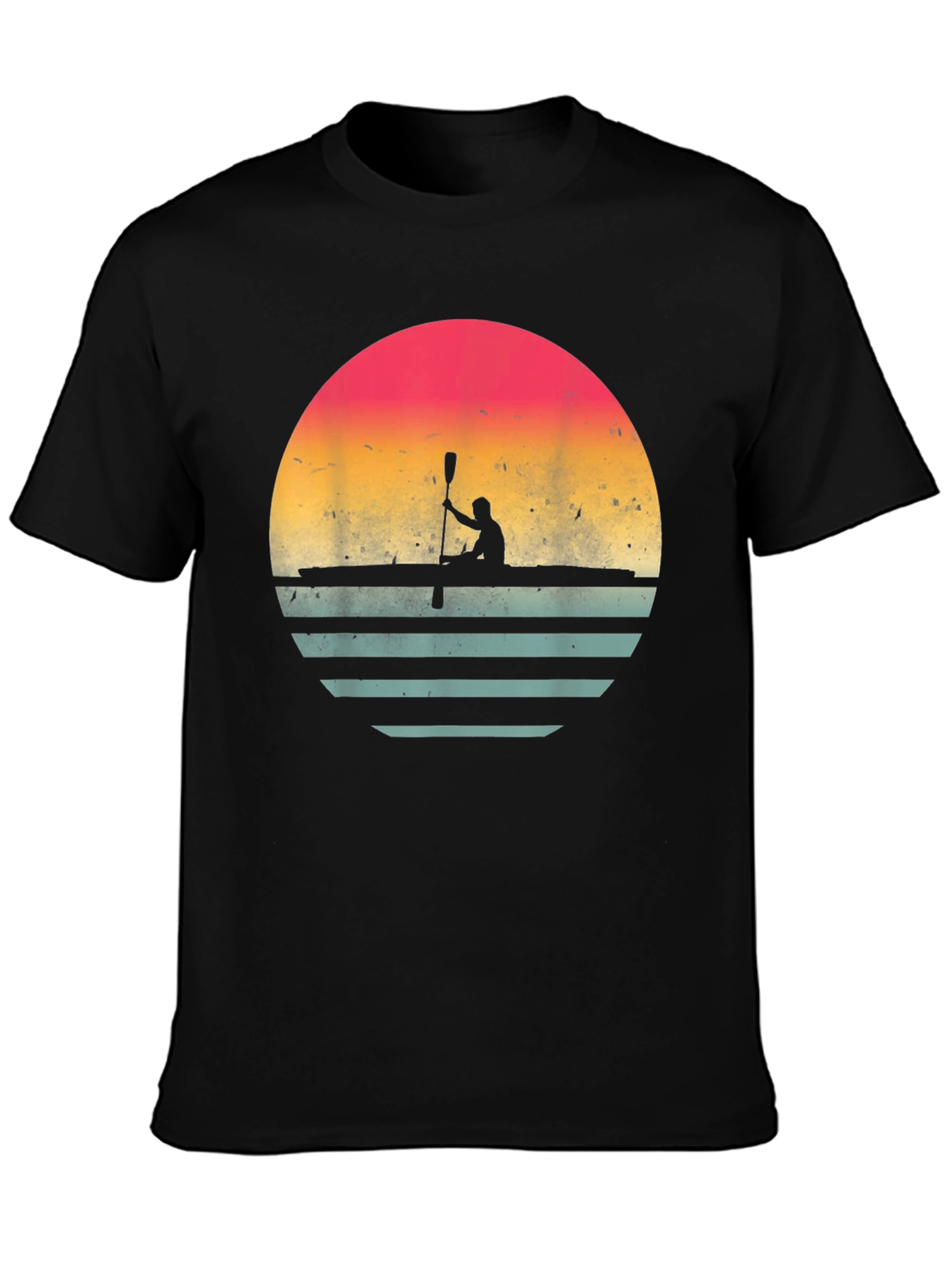 Kayaking Sunset T-Shirt - Adventure Awaits!