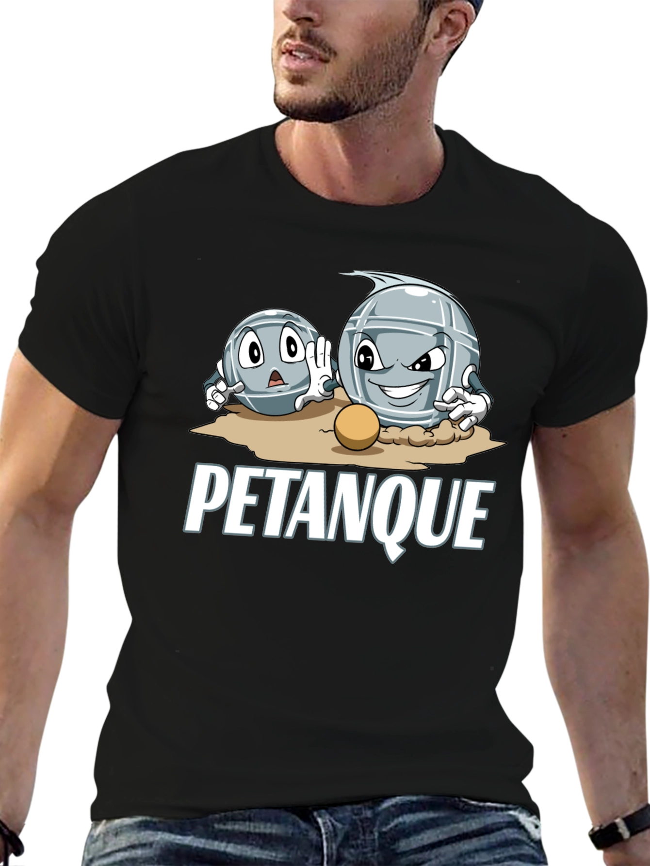 Pétanque Cartoon T-Shirt