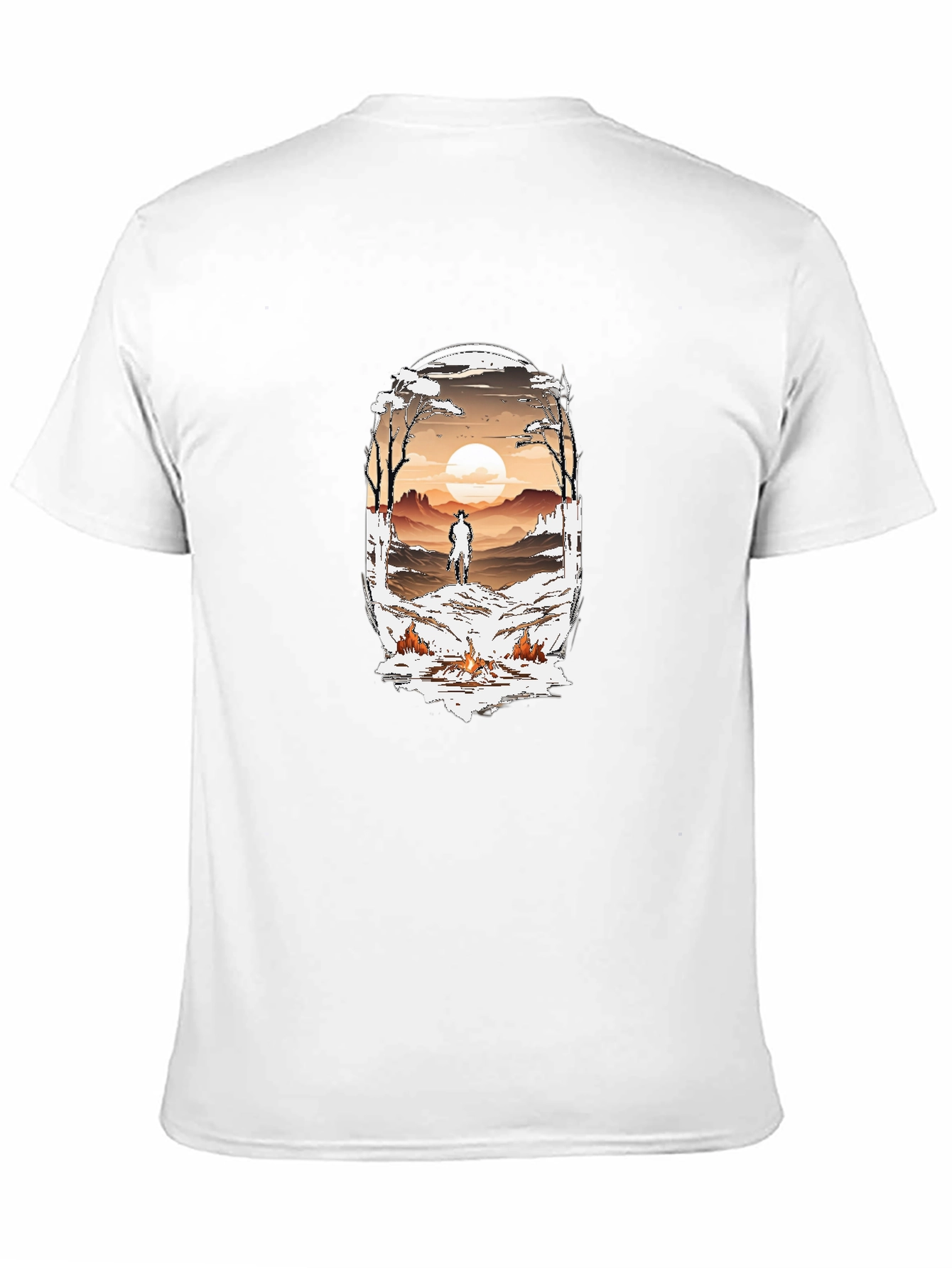 Western Graphic Tee - Cowboy Sunset T-Shirt